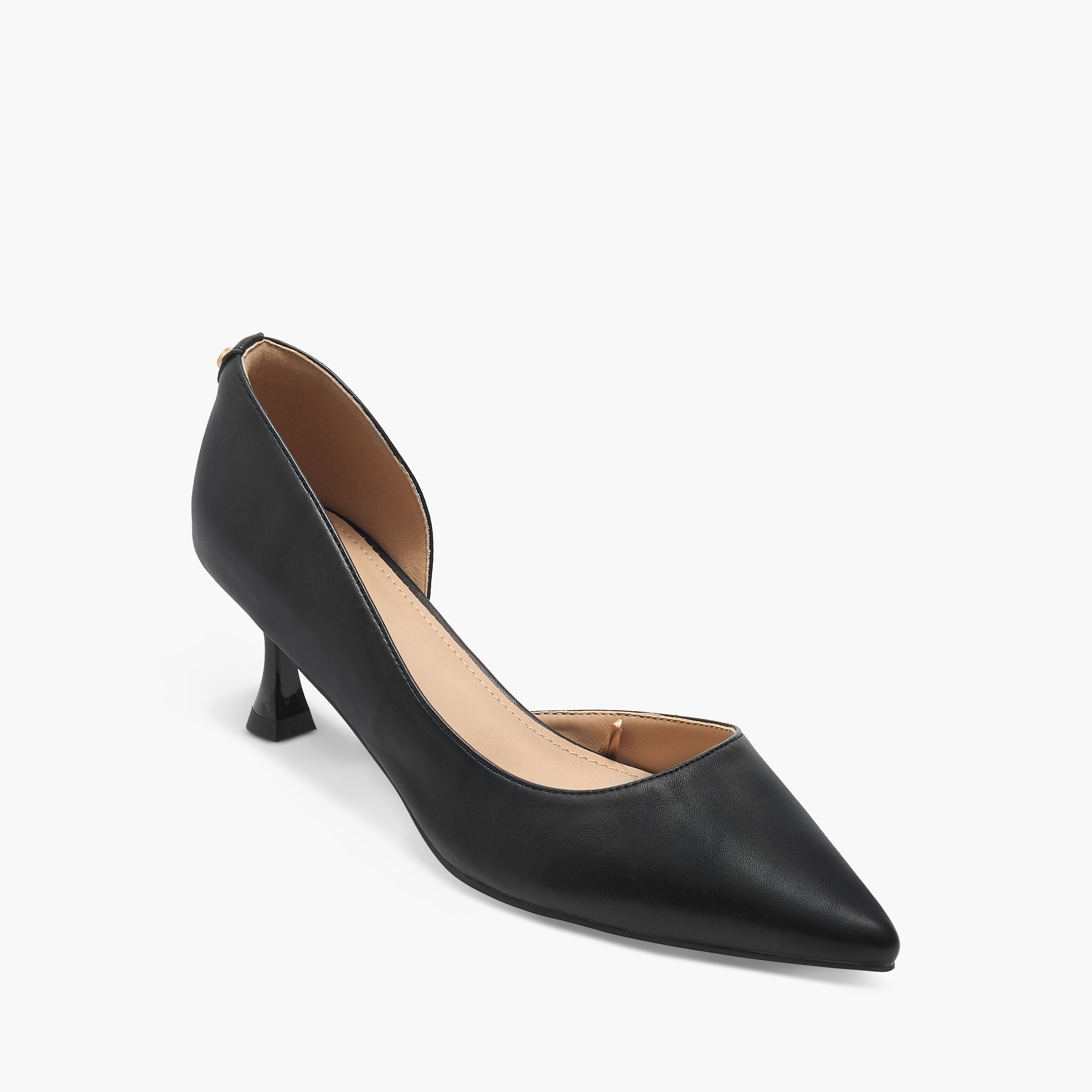 صندل سادة بكعب واسع ومقدمة مدببة من فلورا بيلا-women-shoes-heels-image-2