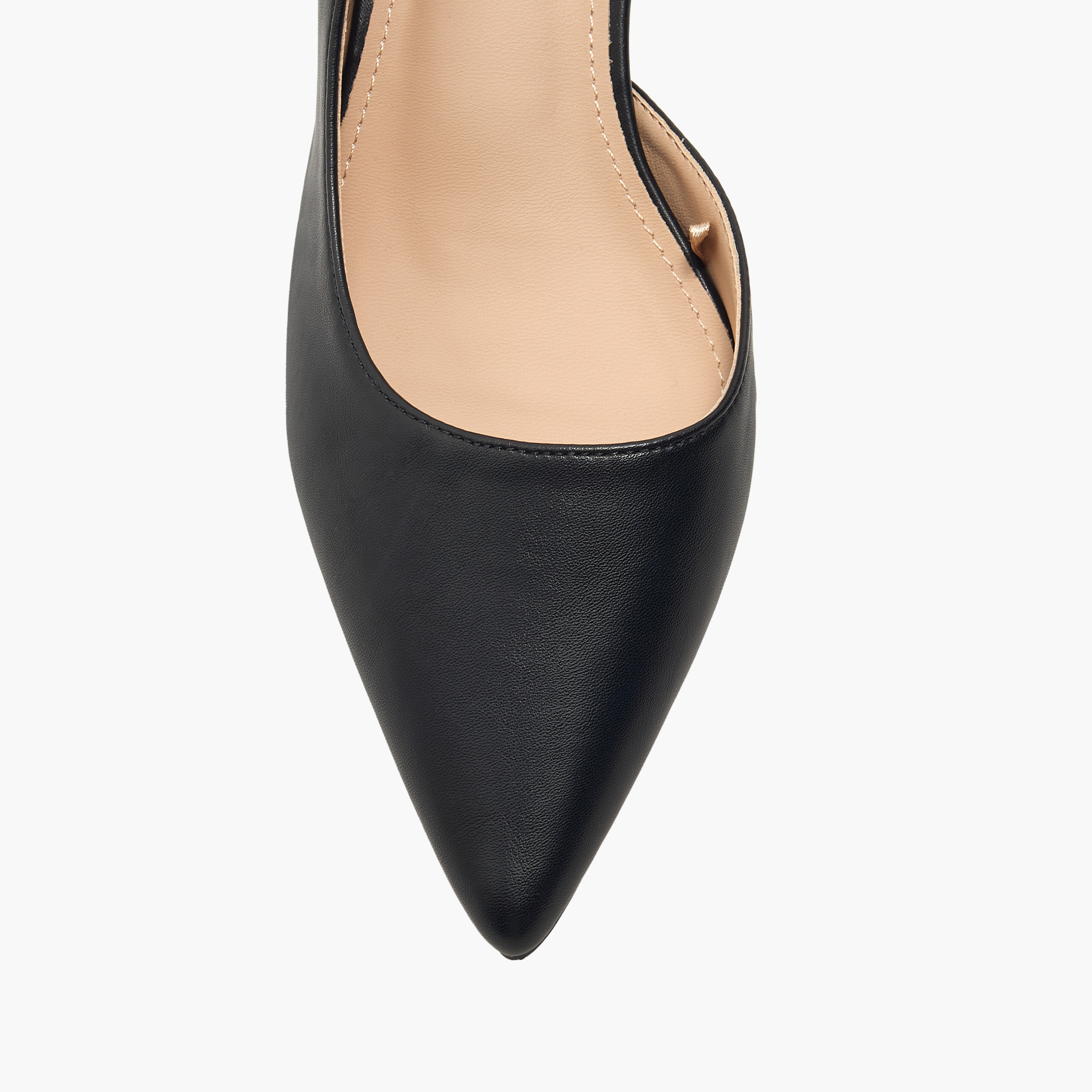 صندل سادة بكعب واسع ومقدمة مدببة من فلورا بيلا-women-shoes-heels-image-4