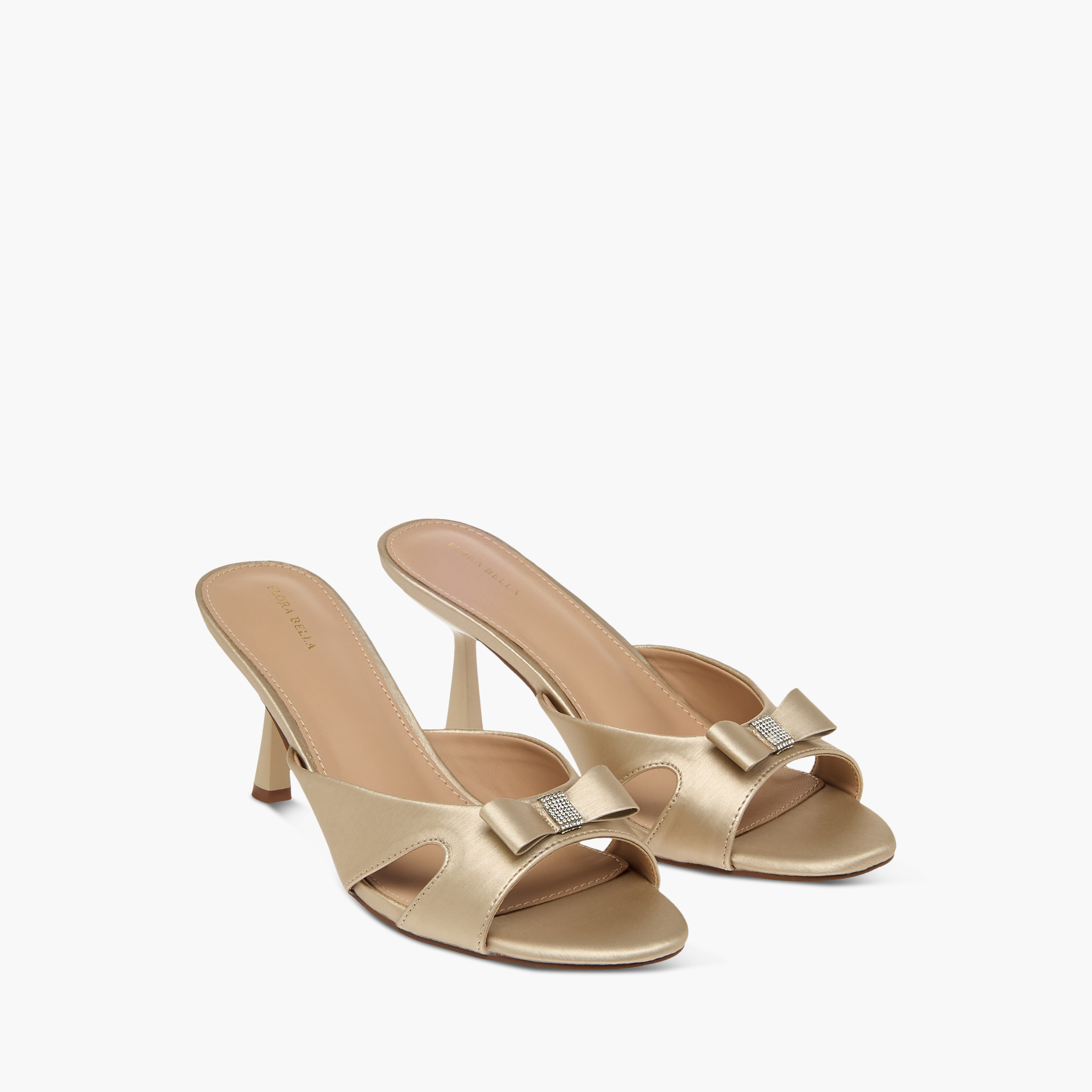 Flora Bella Bow Accent Slip-On Sandals with Stiletto Heels-women-shoes-sandals-heeled-image-1