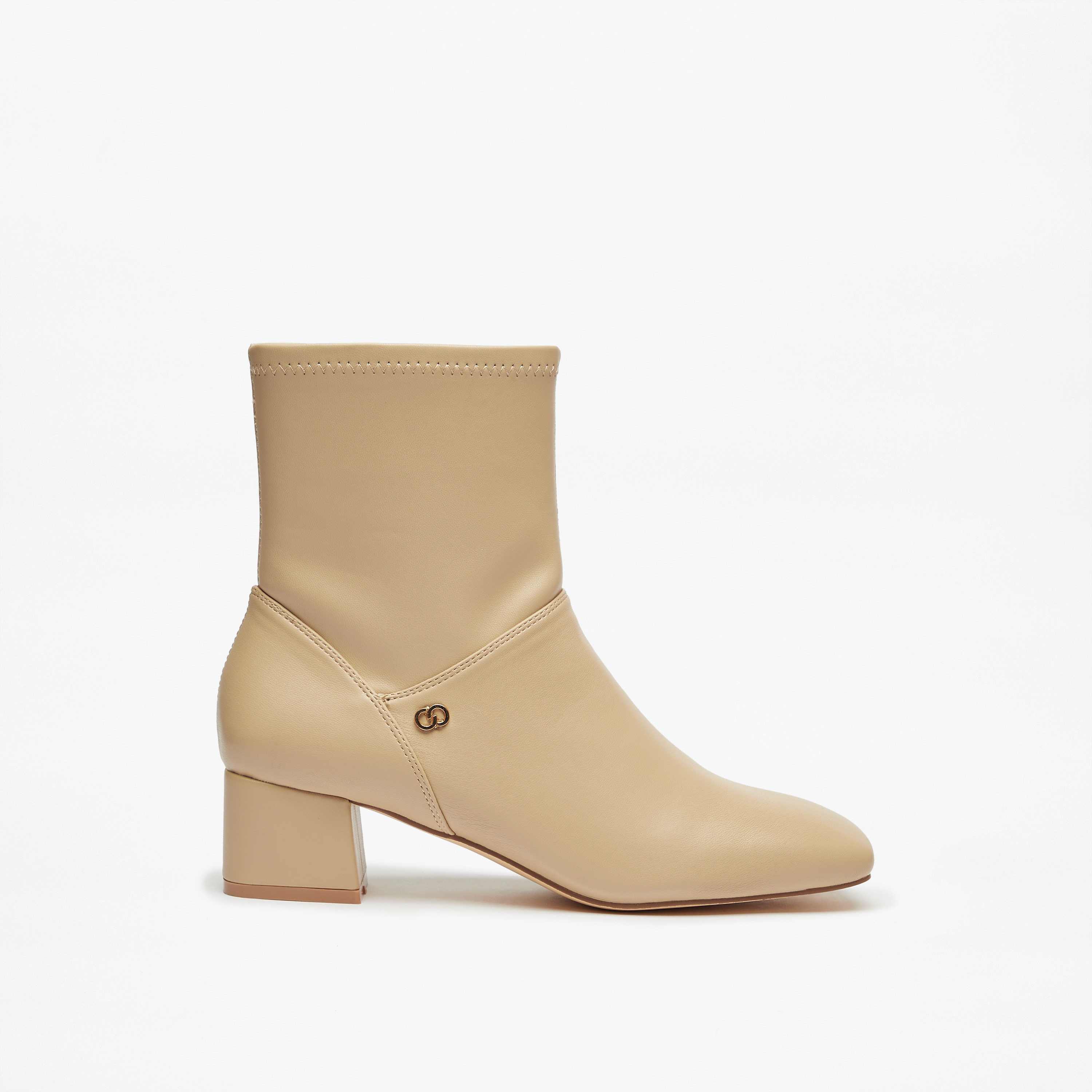 Celeste Women's Solid Boots with Zip Closure and Block Heels-women-shoes-boots-image-3