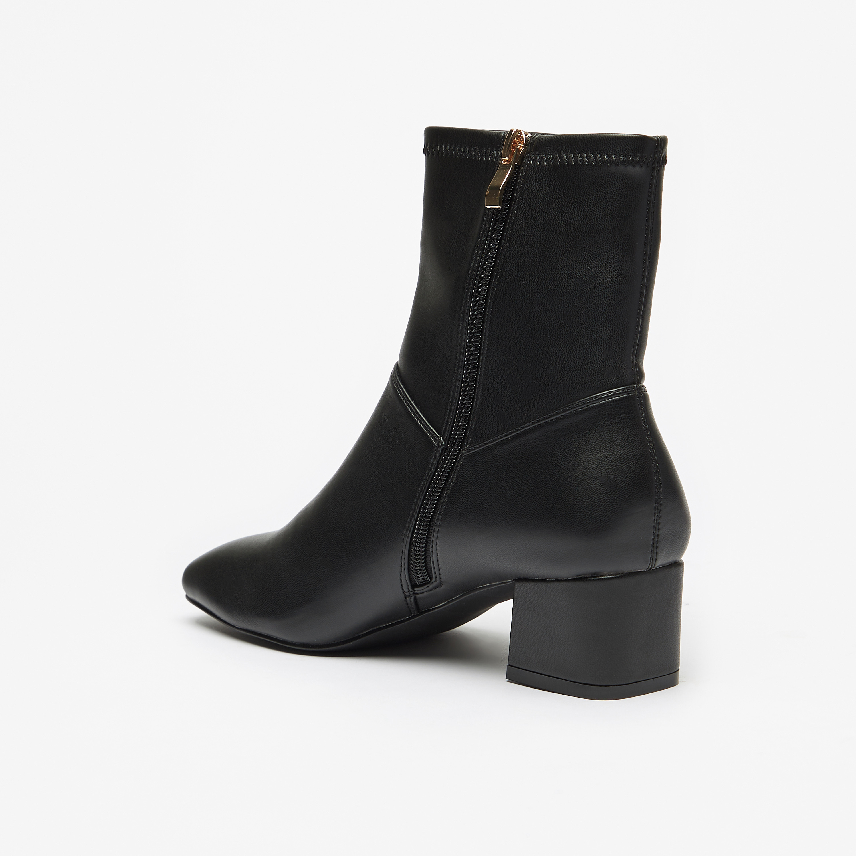 بوت بكعب سميك وسحاب إغلاق للنساء من سيليست-women-shoes-boots-image-2