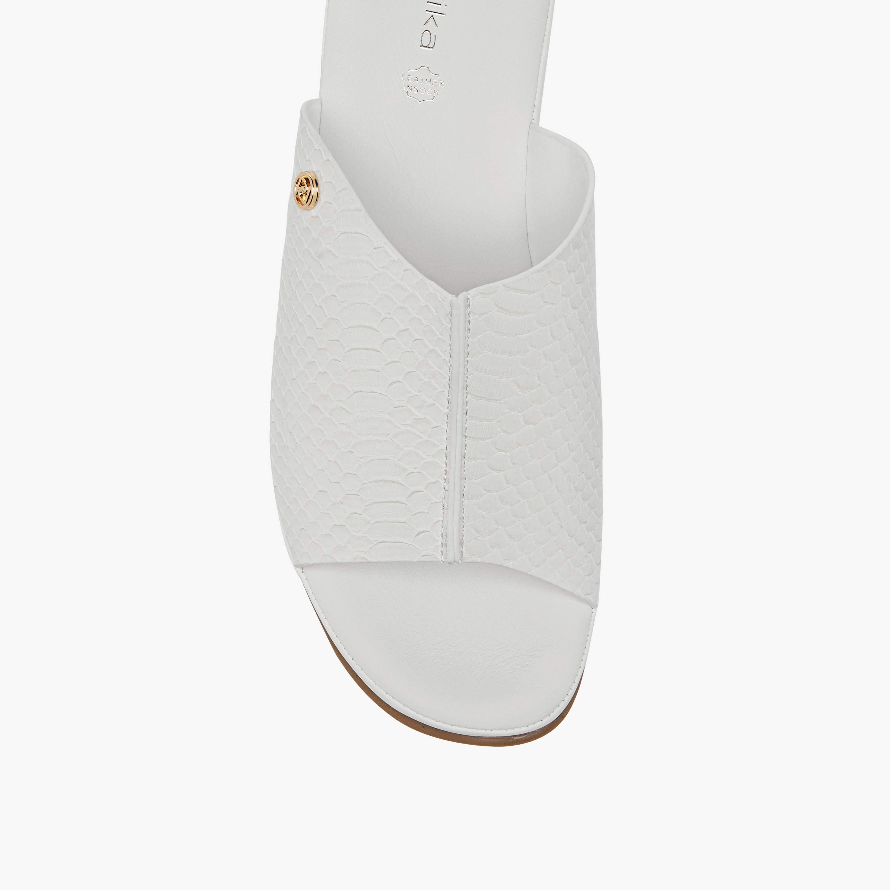 Paprika Textured Slip-On Comfort Sandals with Wedge Heel-women-shoes-sandals-heeled-image-4
