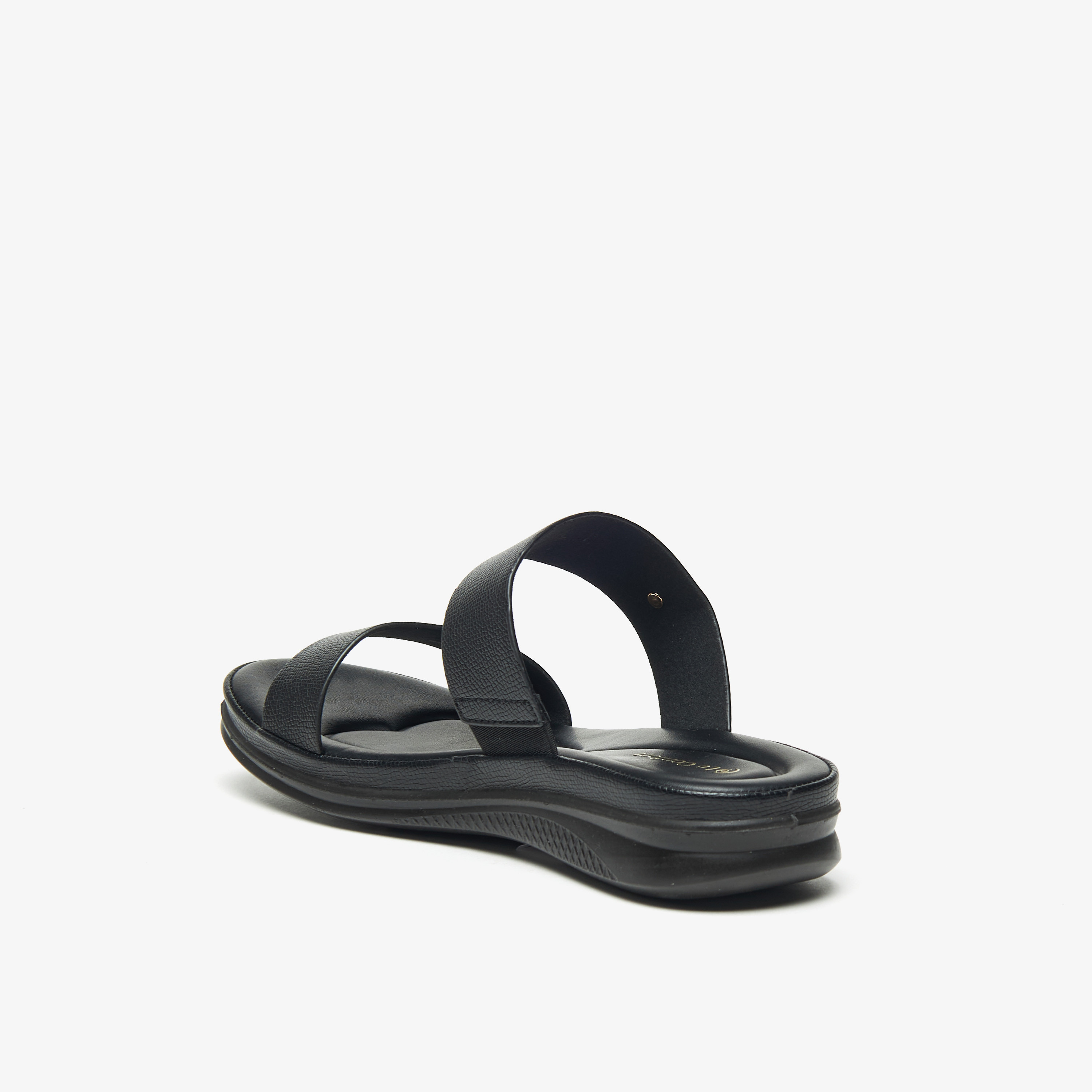 صندل سهل الارتداء بارز الملمس بمقدمة مفتوحة من لو كونفورت-women-shoes-flats-sandals-image-2