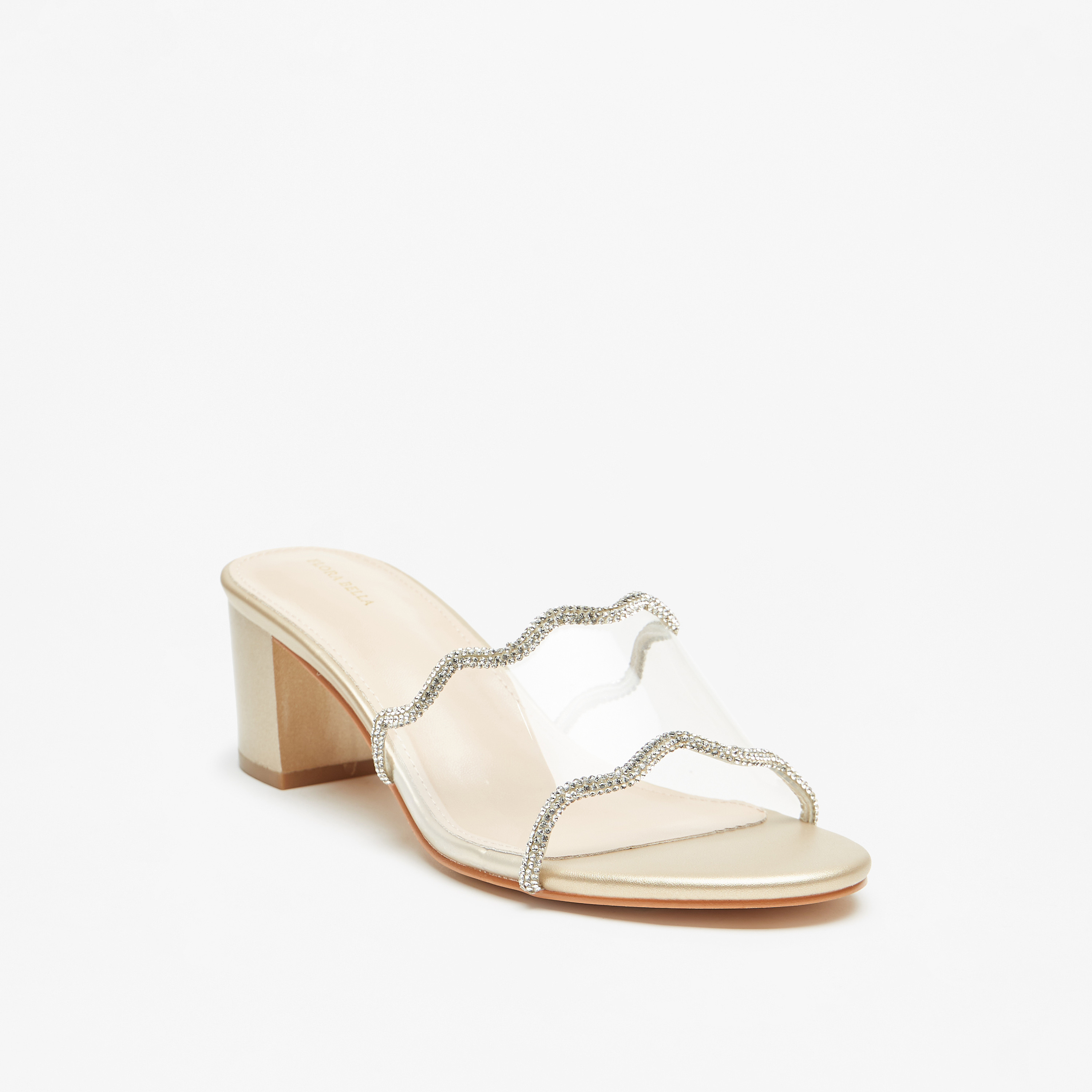 Flora Bella Embellished Slip-On Sandals with Block Heels-women-shoes-sandals-heeled-image-1