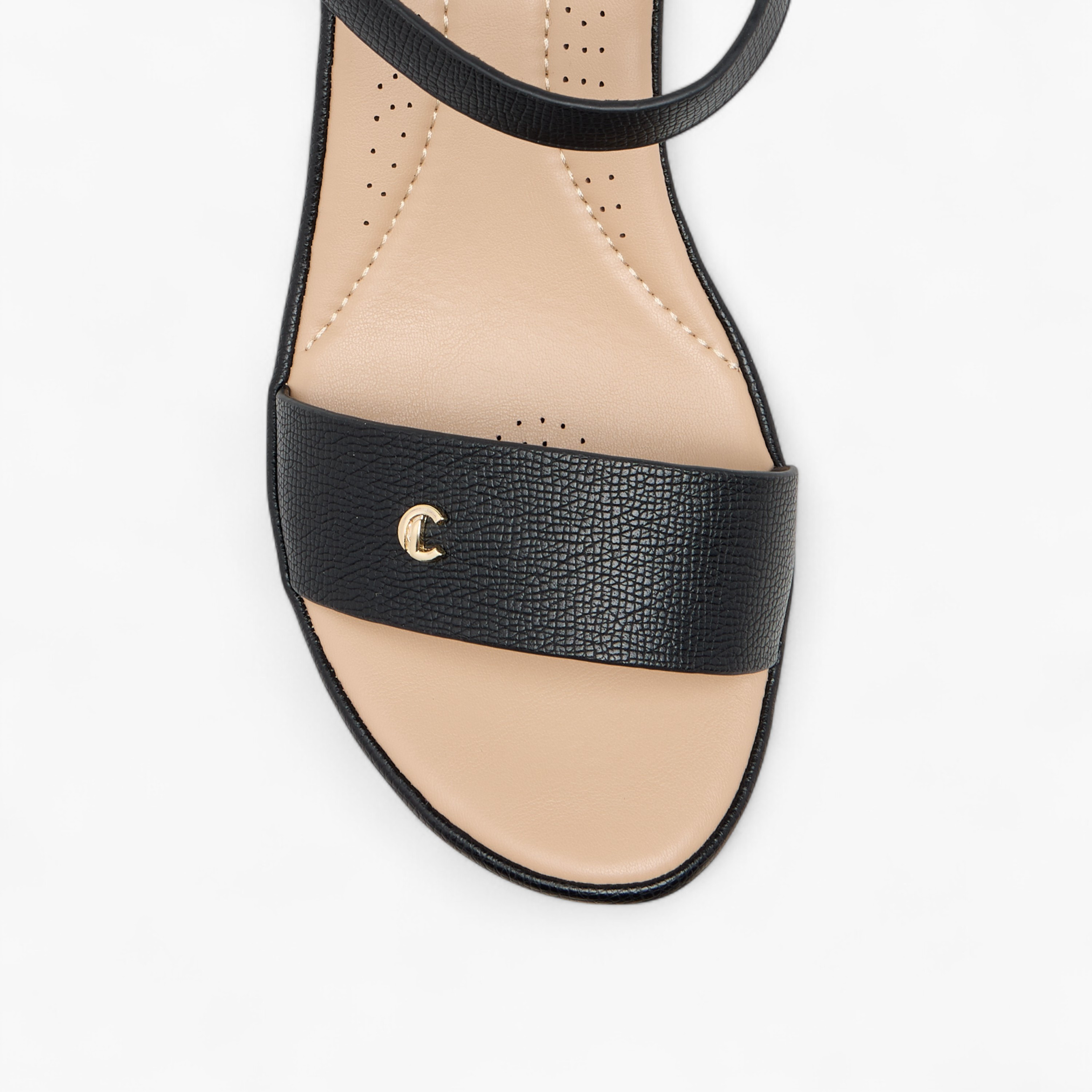 Le Confort Textured Strap Sandals with Block Heel-women-shoes-sandals-heeled-image-4