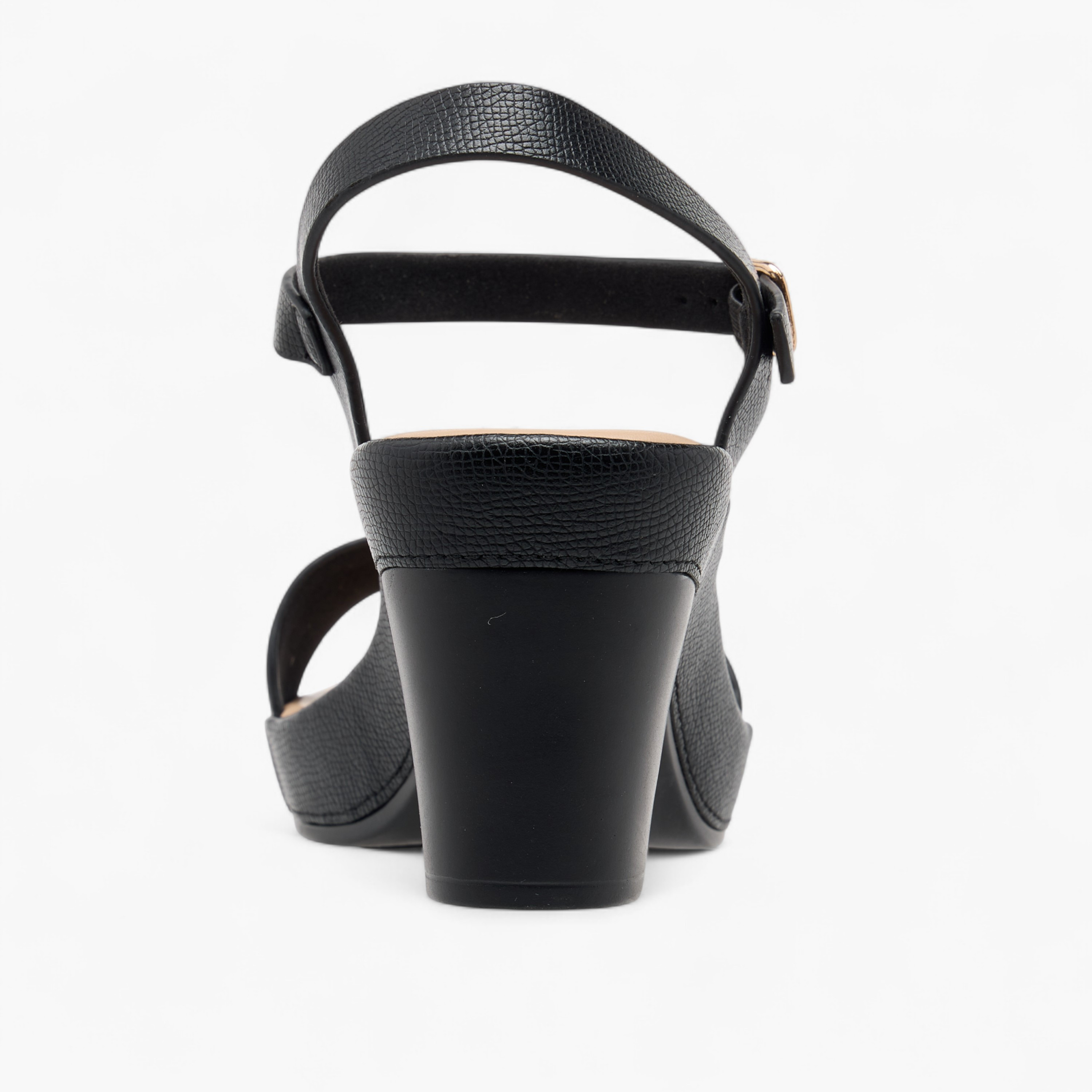 Le Confort Textured Strap Sandals with Block Heel-women-shoes-sandals-heeled-image-5