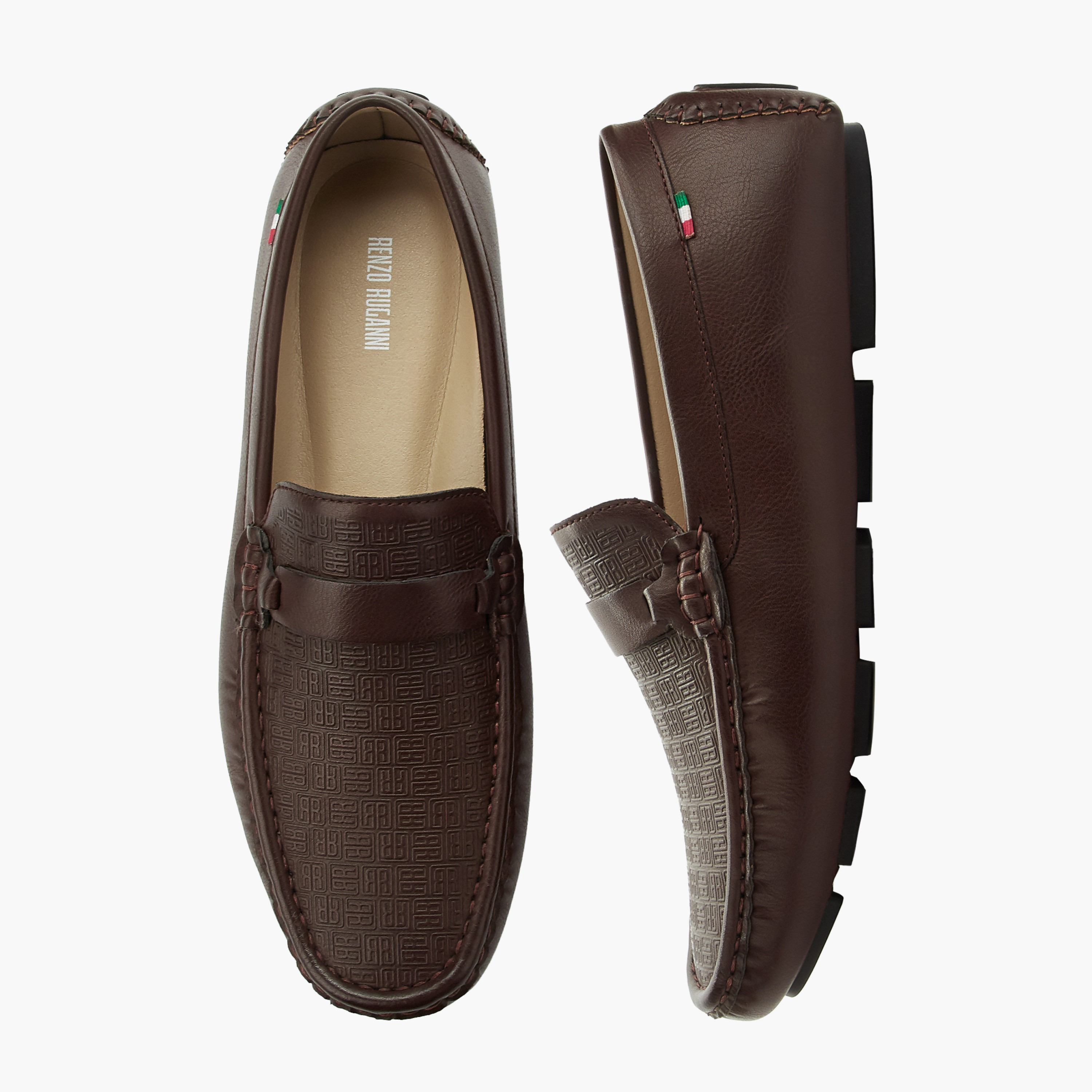 Renzo Ruganni Men Slip-On Moccasins-men-shoes-loafersandmoccasins-image-1