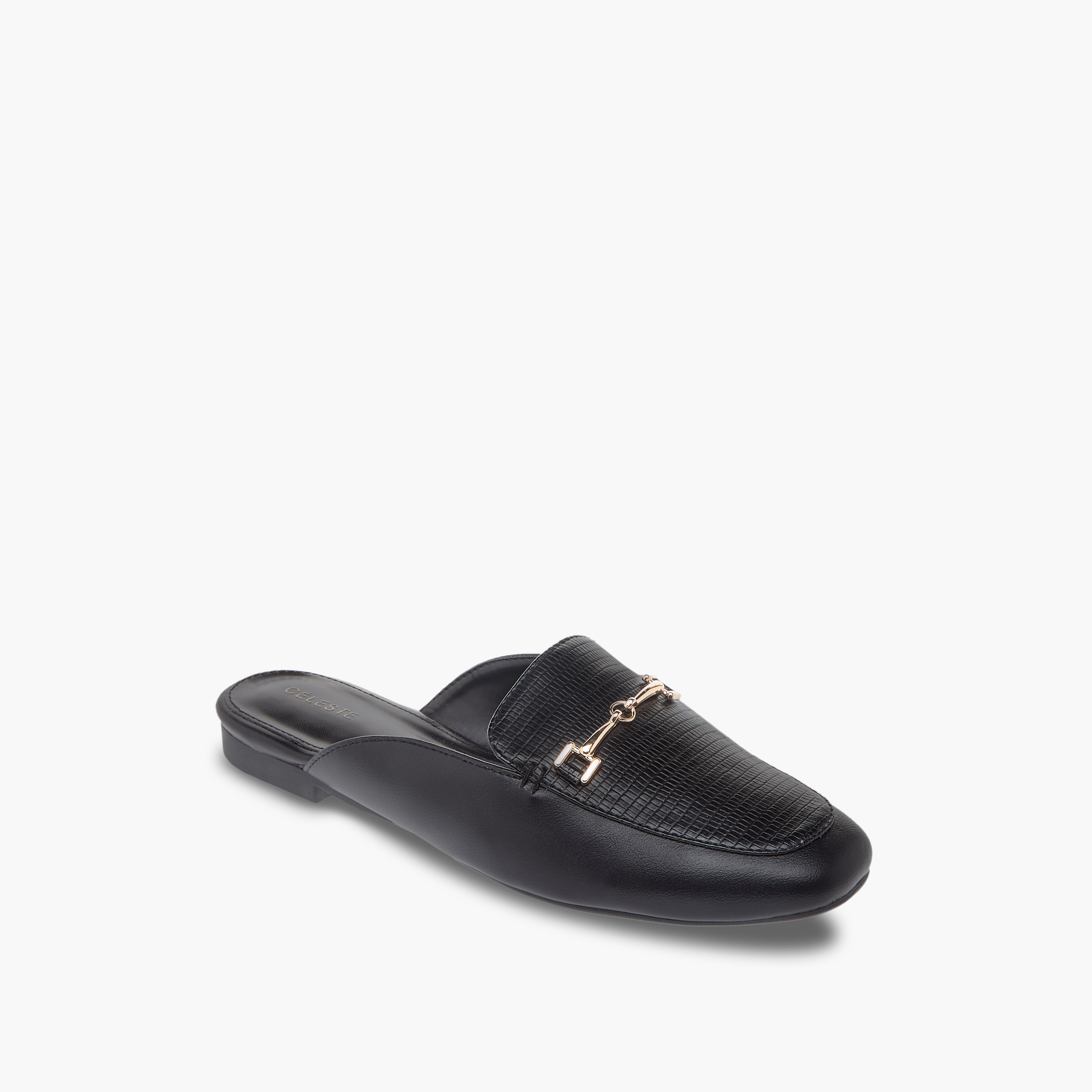 حذاء نسائي بارز الملمس سهل الارتداء من سيليست-women-shoes-flats-mules-image-2