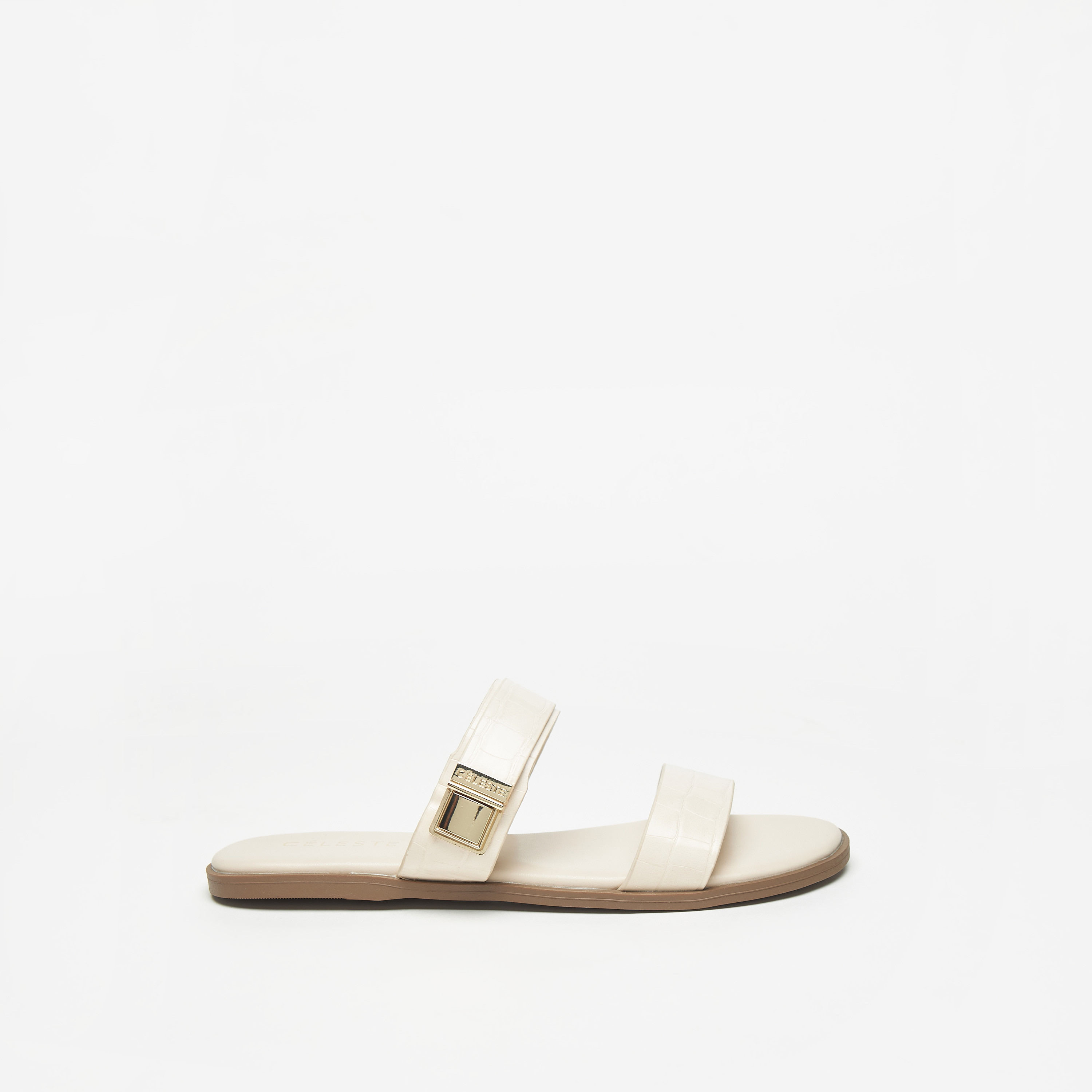 Celeste Women's Slip-On Sandal with Metal Accent-women-shoes-flats-sandals-image-3