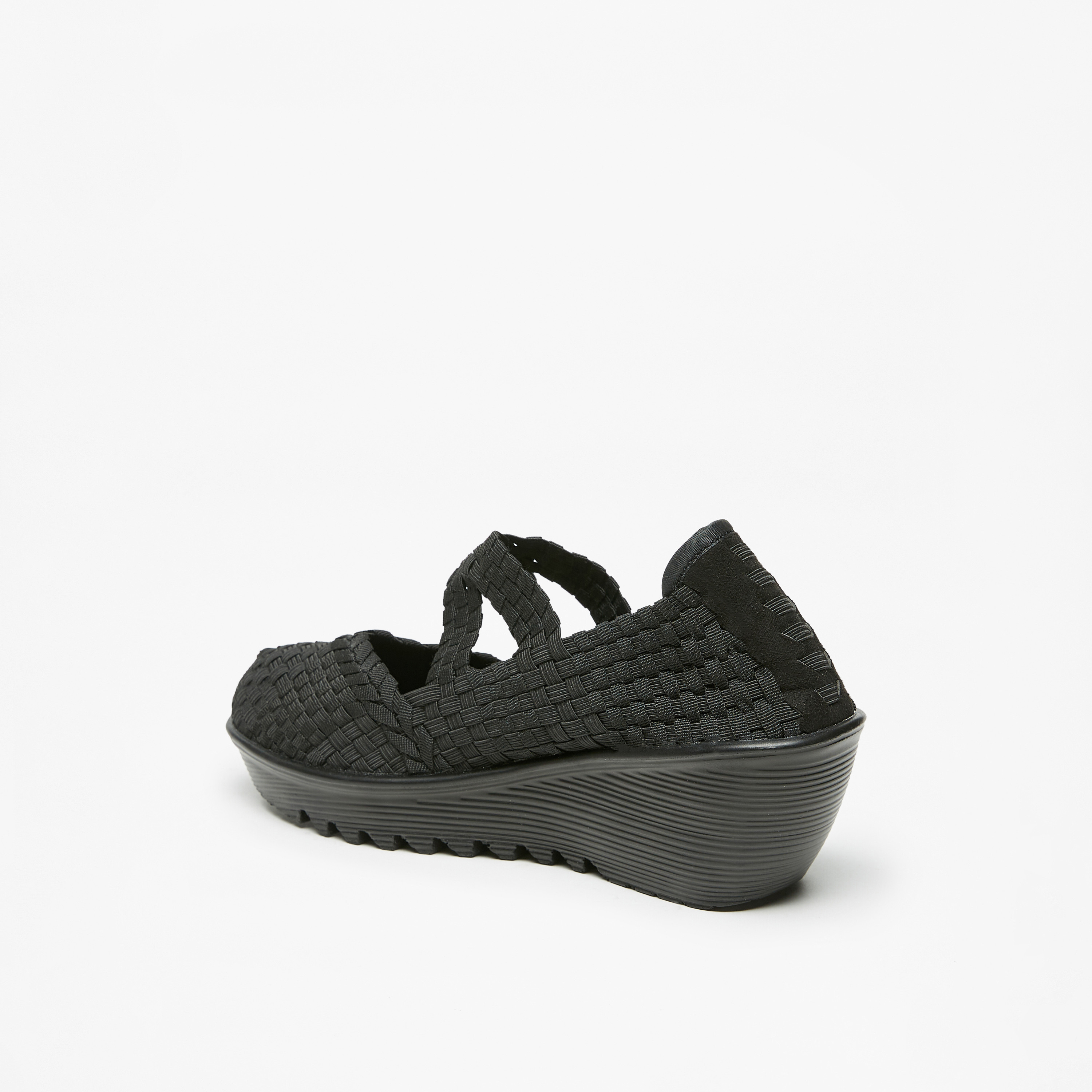 Flora Bella Textured Comfort Slip-On Shoes with Wedge Heels-women-shoes-heels-image-2