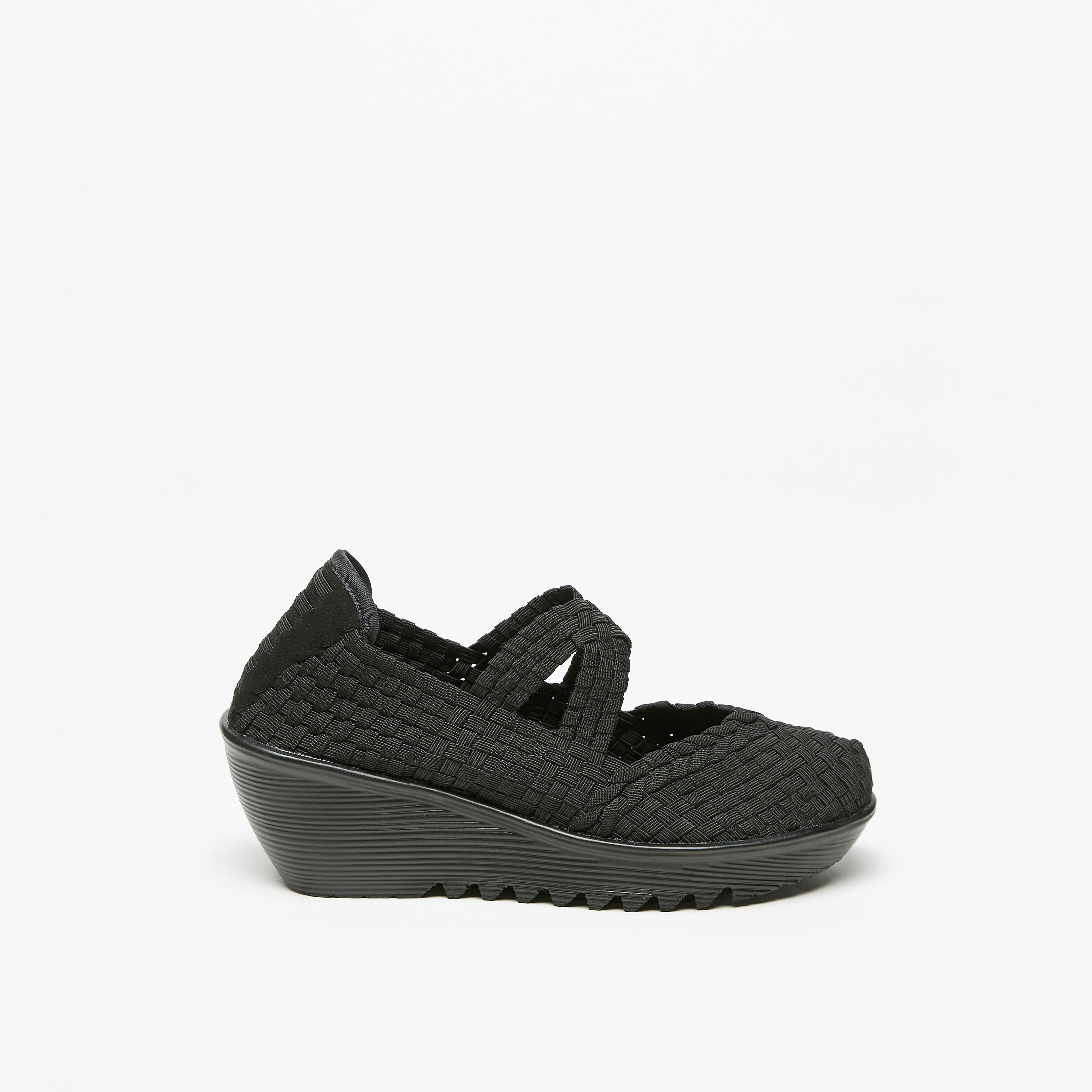 Flora Bella Textured Comfort Slip-On Shoes with Wedge Heels-women-shoes-heels-image-3