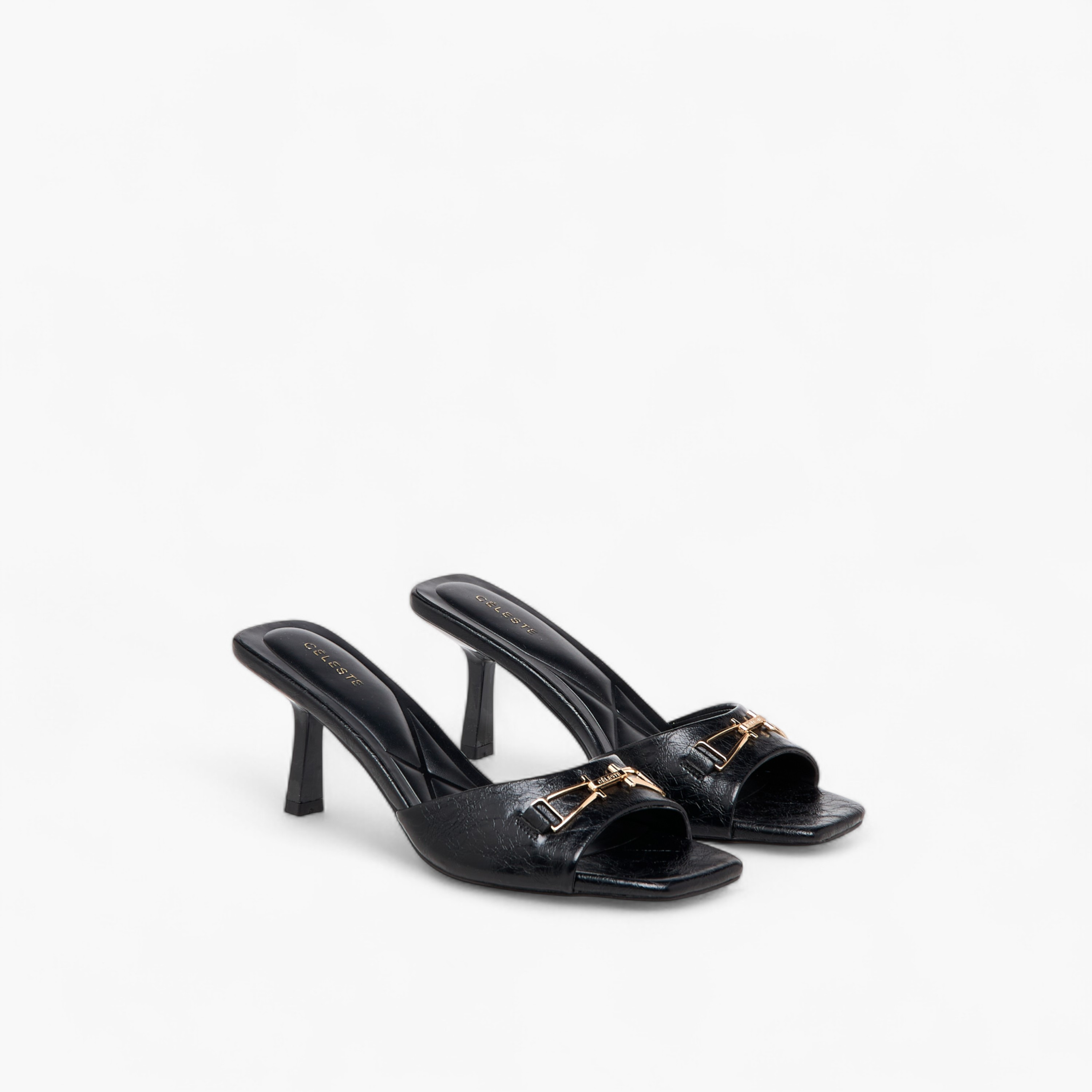 Celeste Women Buckle Detail Stiletto Heel Sandals-women-shoes-sandals-heeled-image-1