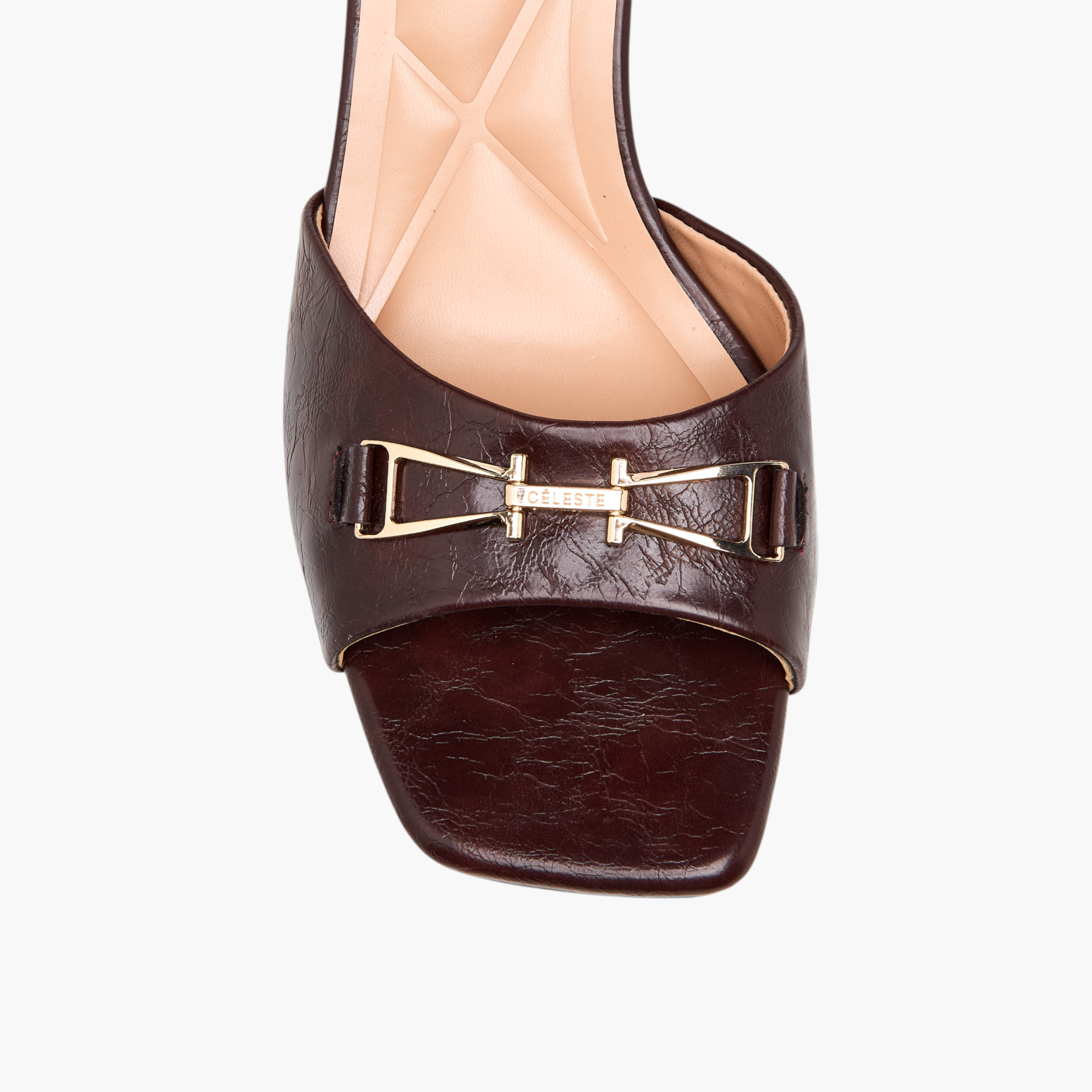 Celeste Women Buckle Detail Stiletto Heel Sandals-women-shoes-sandals-heeled-image-4