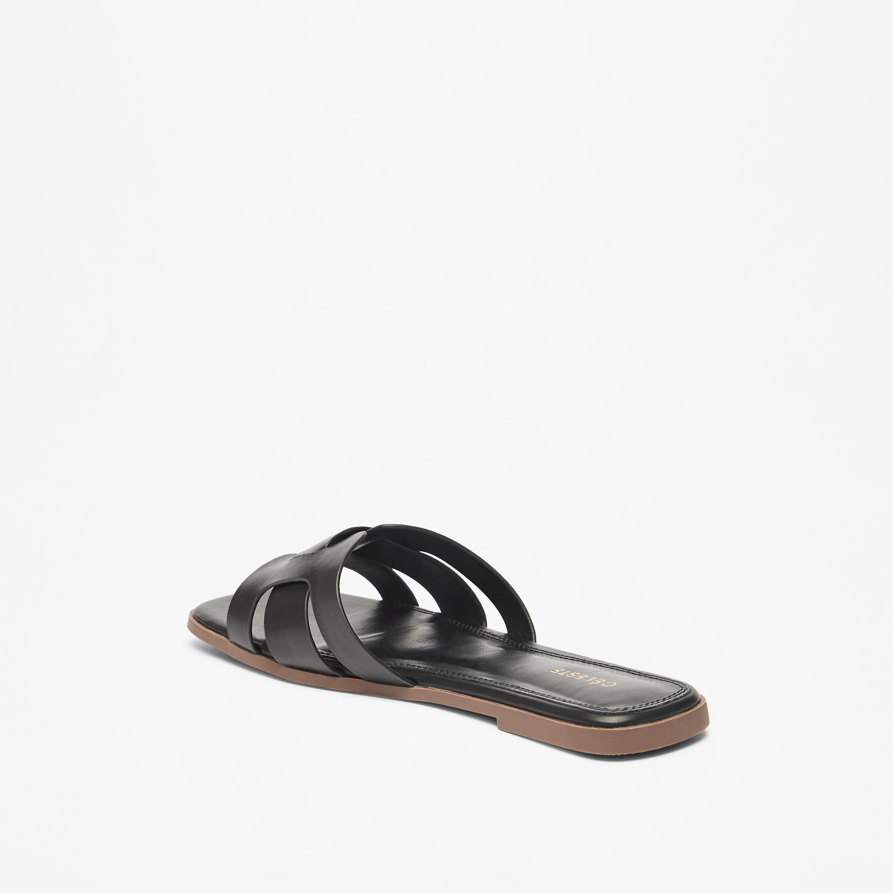 صندل مسطح سادة سهل الارتداء للنساء من سيليست-women-shoes-flats-sandals-image-2