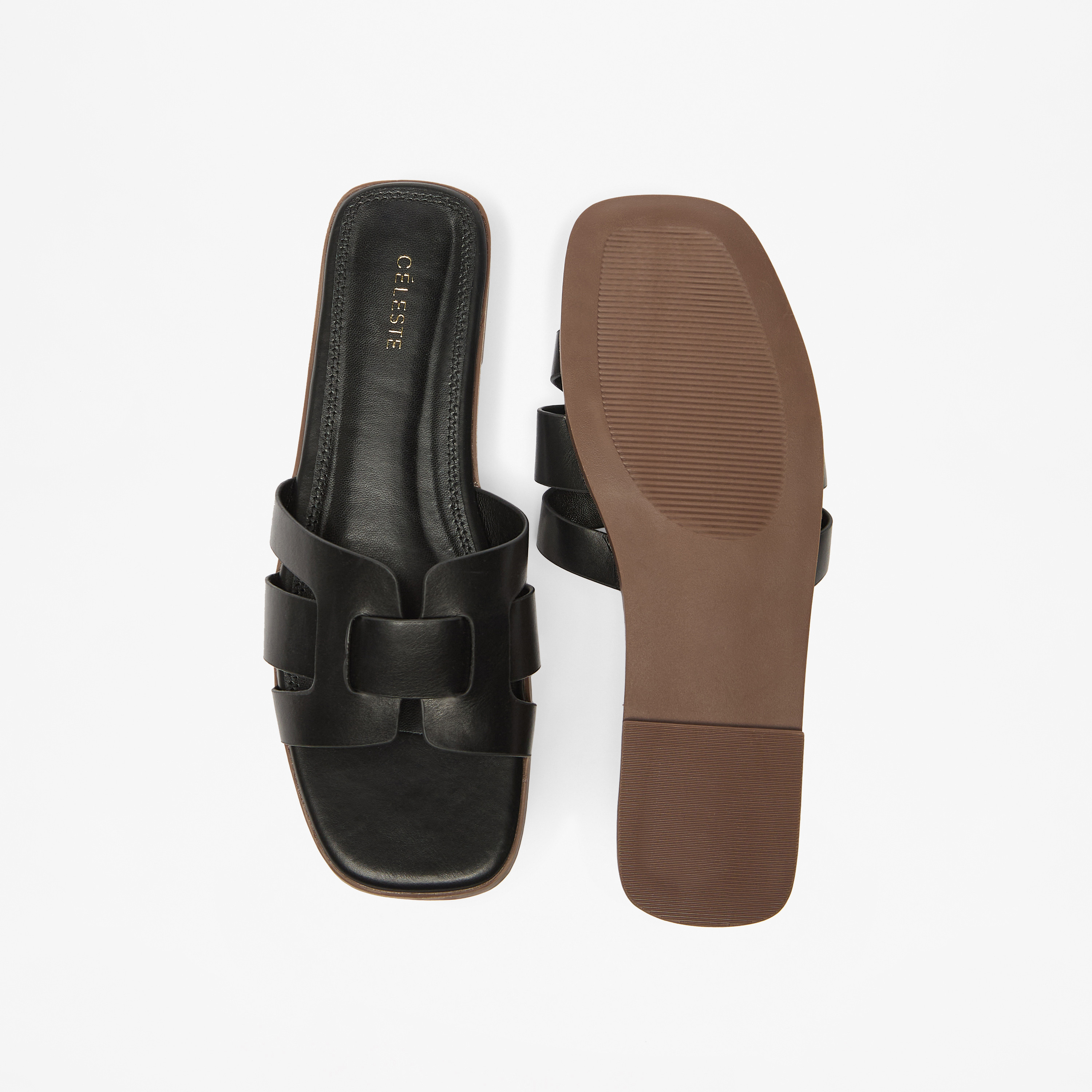 صندل مسطح سادة سهل الارتداء للنساء من سيليست-women-shoes-flats-sandals-image-4