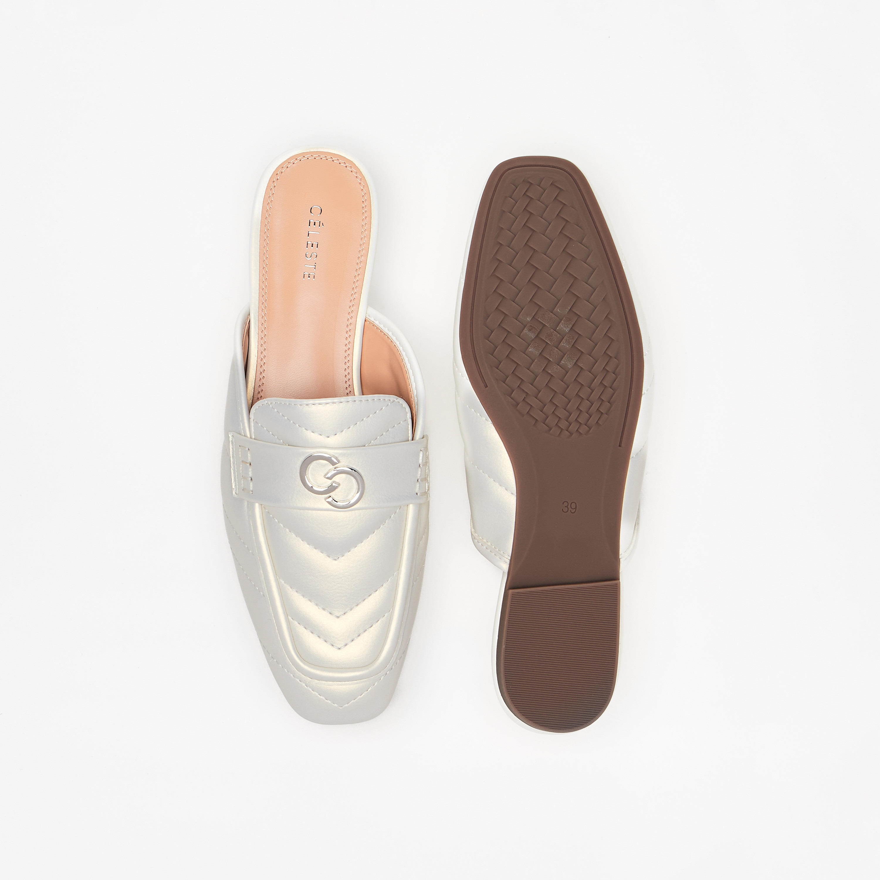 Celeste Women's Quilted Slip-On Mules-women-shoes-flats-mules-image-4