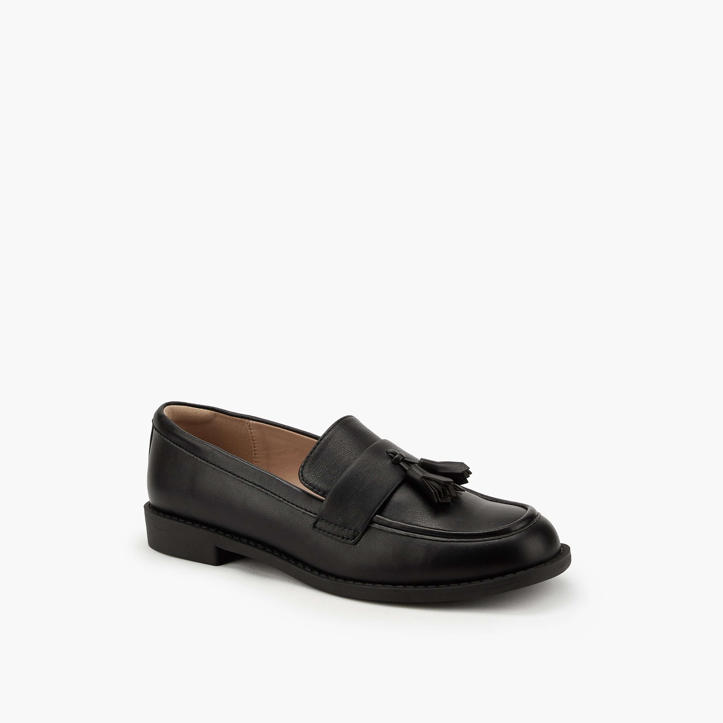 Paprika Tassel Accent Slip-On Loafers-women-shoes-flats-loafers-image-3