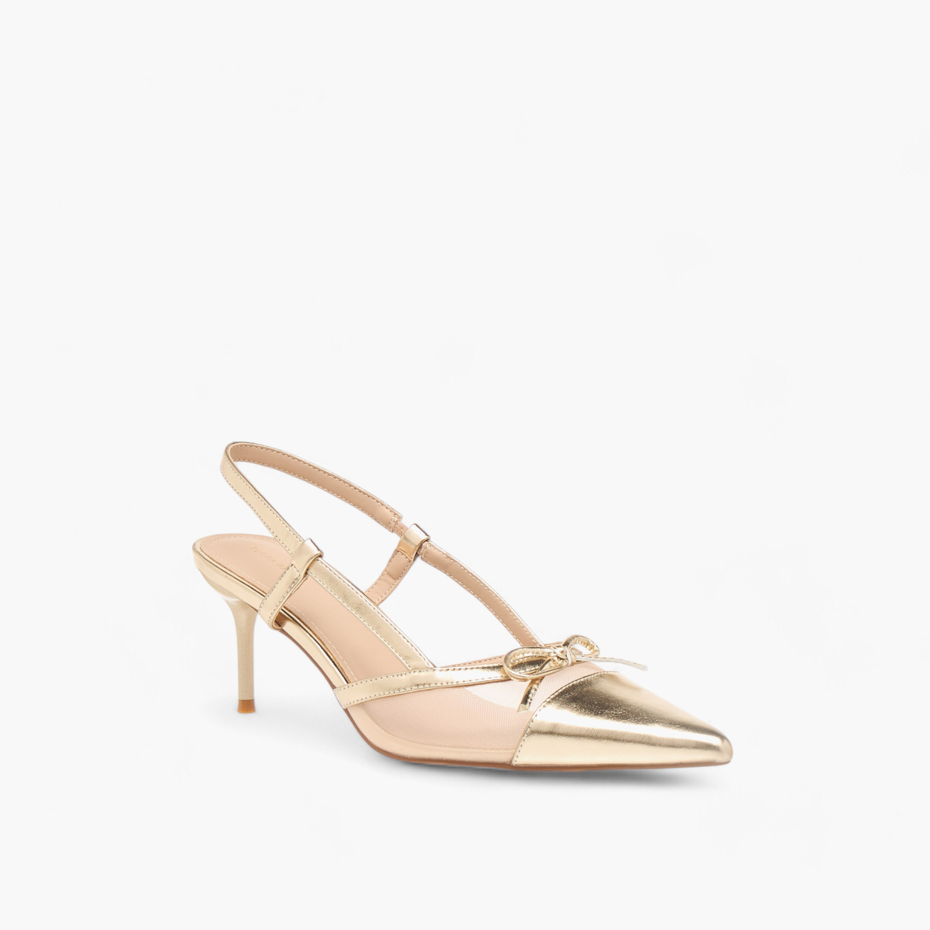 حذاء بكعب ستيليتو وحزام خلفي وزينة فيونكة من فلورا بيلا-women-shoes-heels-image-2