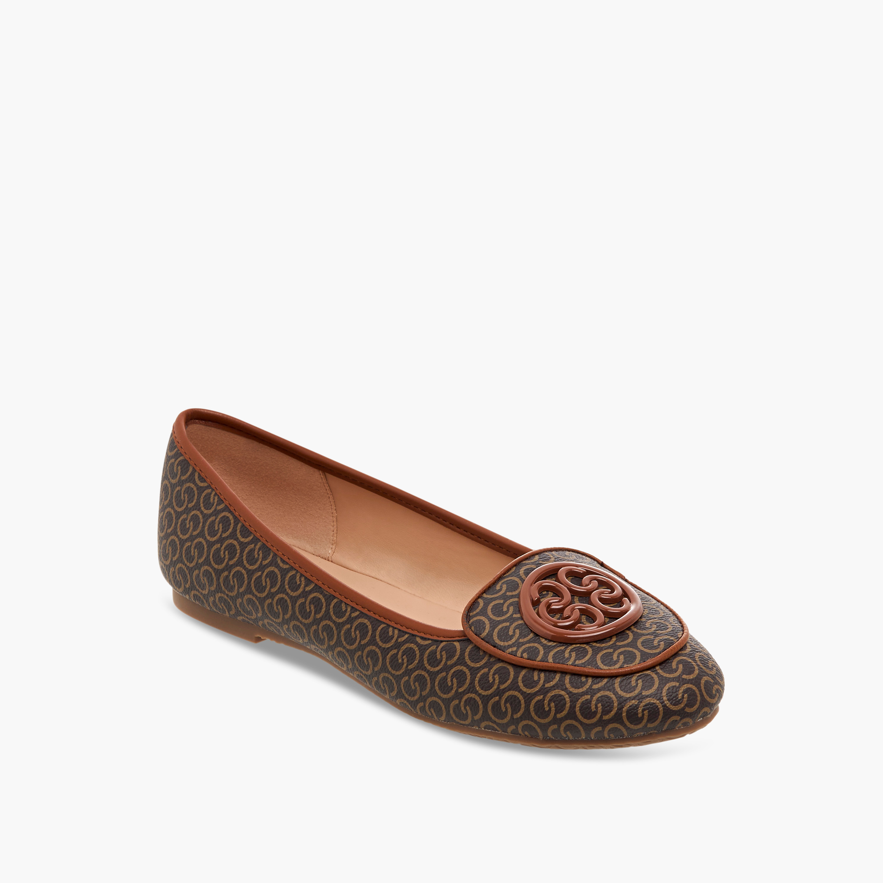 Celeste Women Monogram Slip-On Ballerina Shoes-women-shoes-ballerinas-image-2