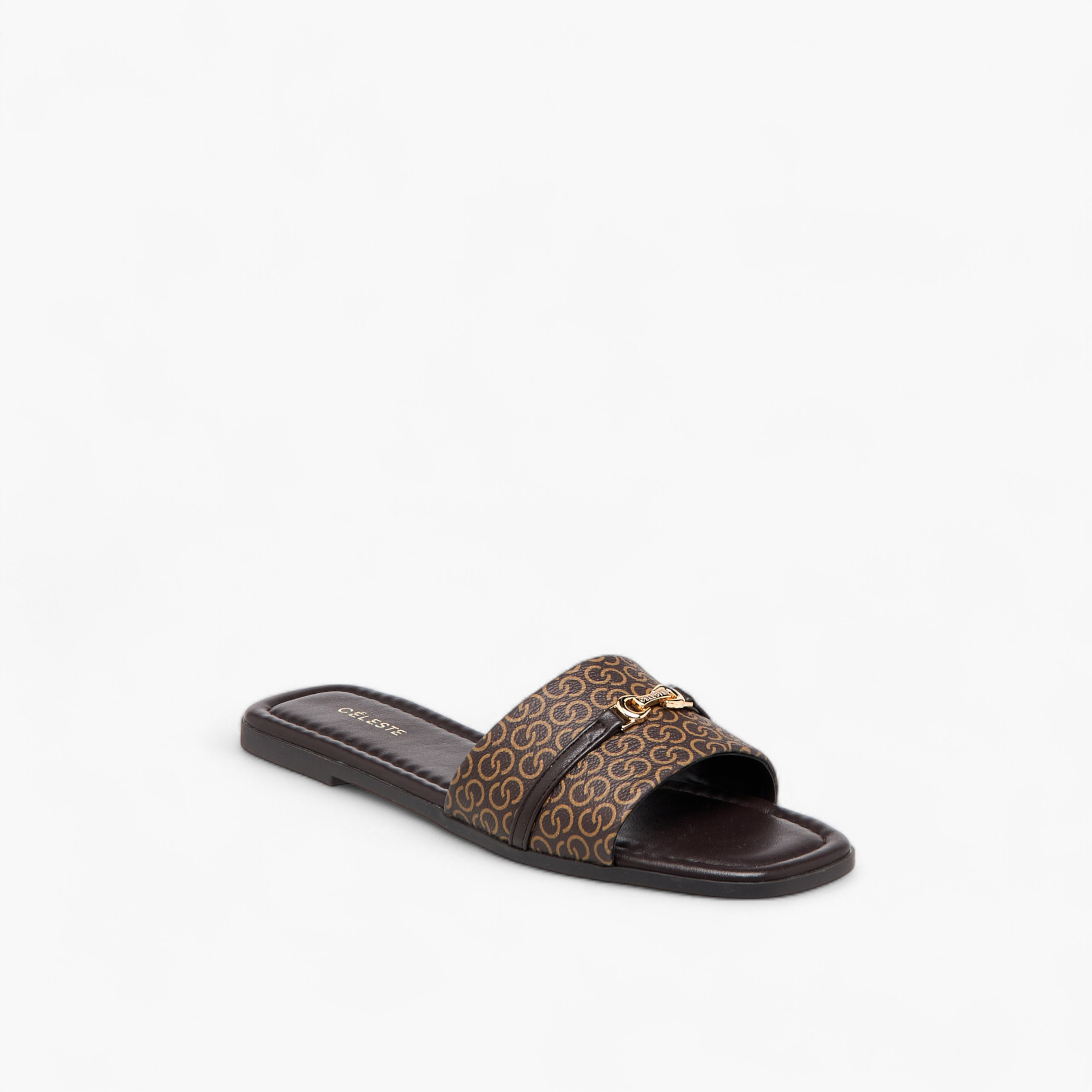 صندل سهل الارتداء بتفاصيل إبزيم للنساء من سيليست-women-shoes-flats-sandals-image-2