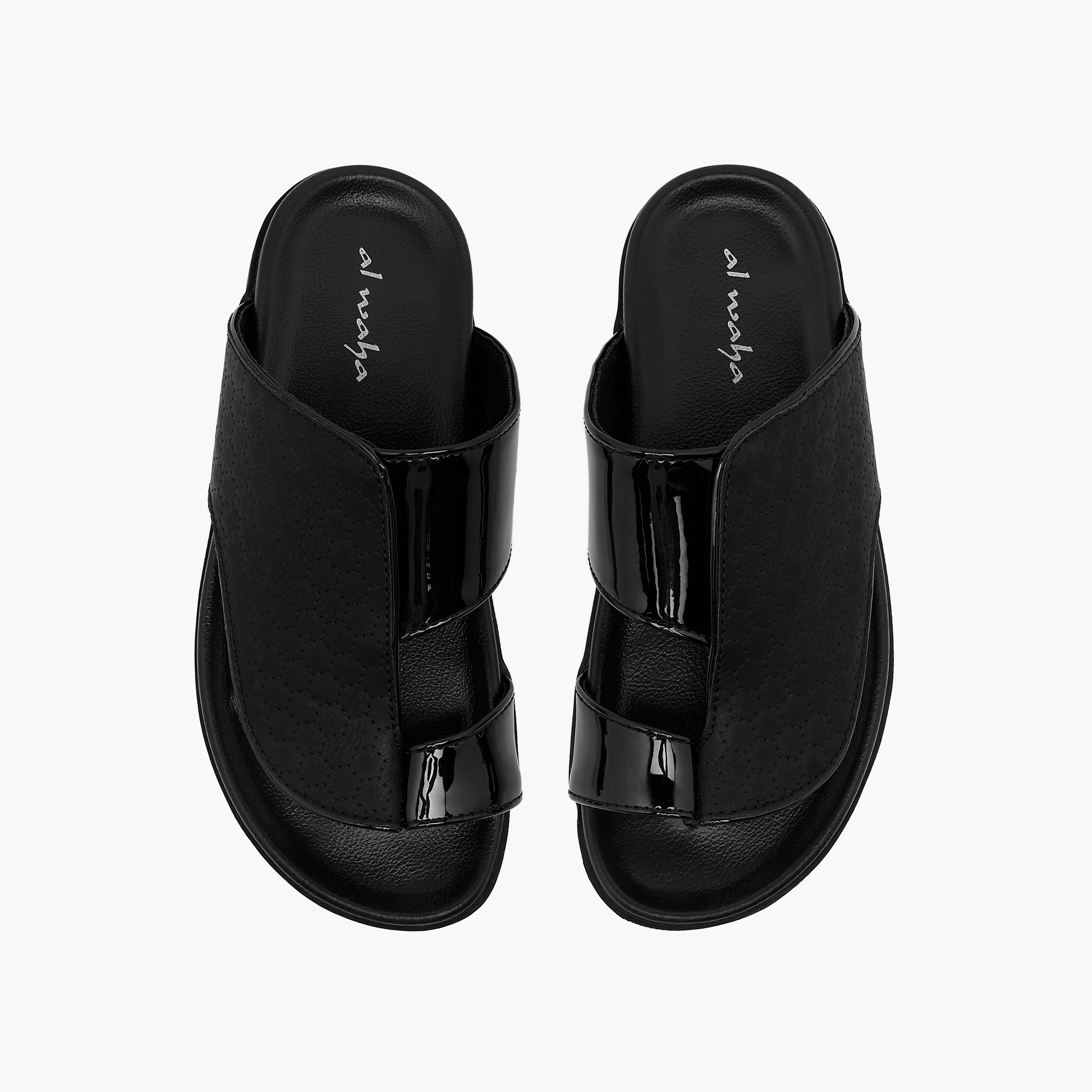 Al Waha Boys Toe Loop Detail Arabic Sandals-boys-shoes-sandals-image-1