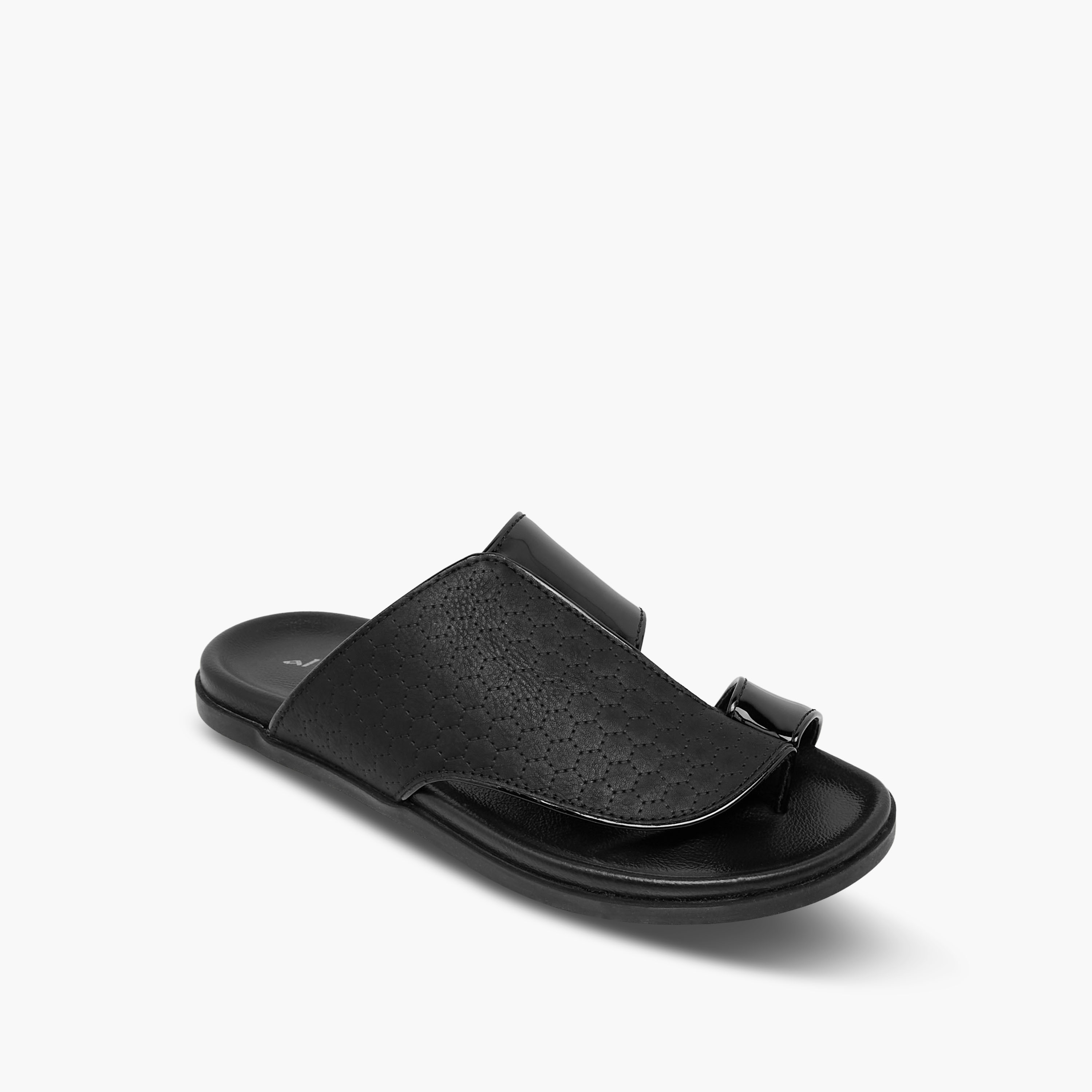 Al Waha Boys Toe Loop Detail Arabic Sandals-boys-shoes-sandals-image-2
