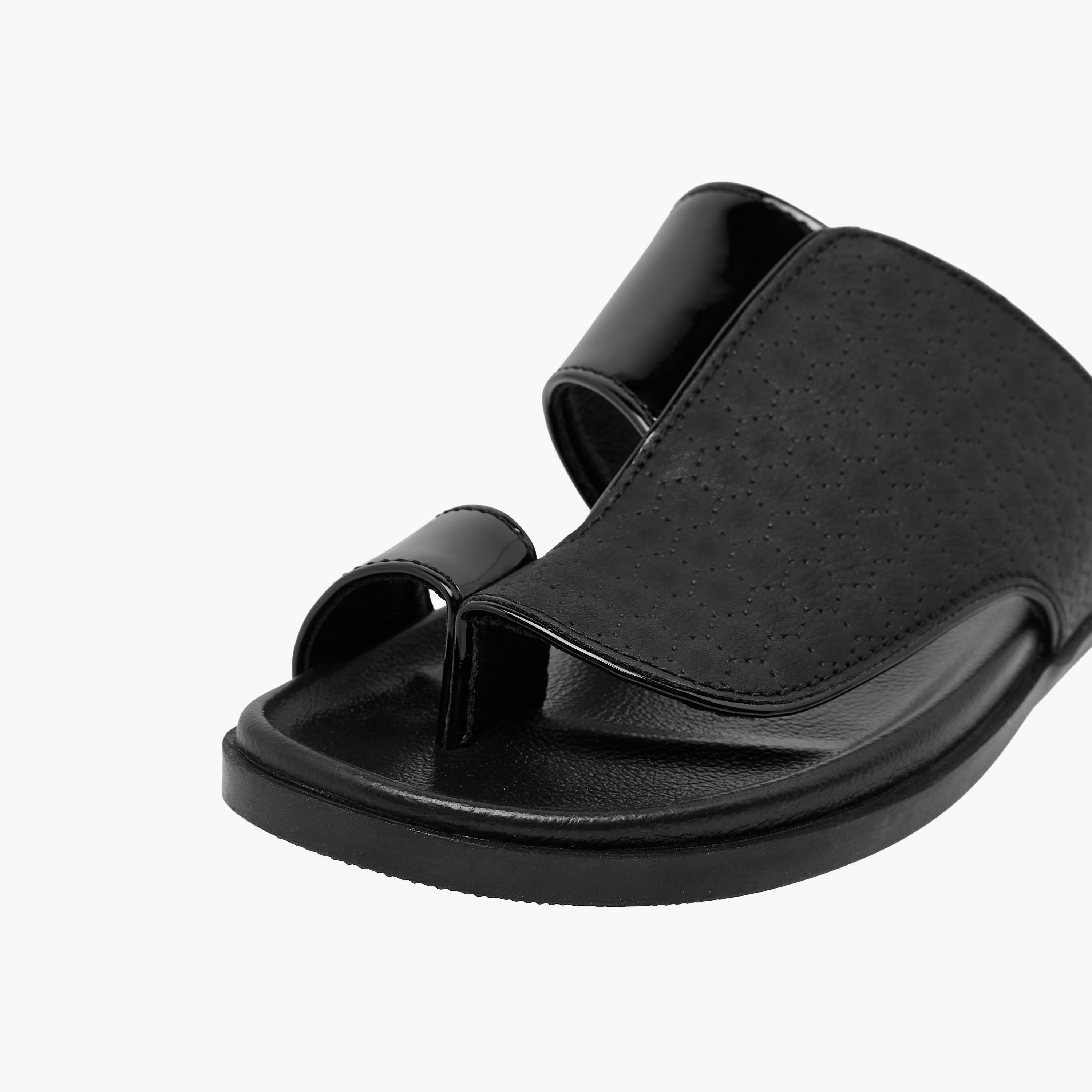 Al Waha Boys Toe Loop Detail Arabic Sandals-boys-shoes-sandals-image-4