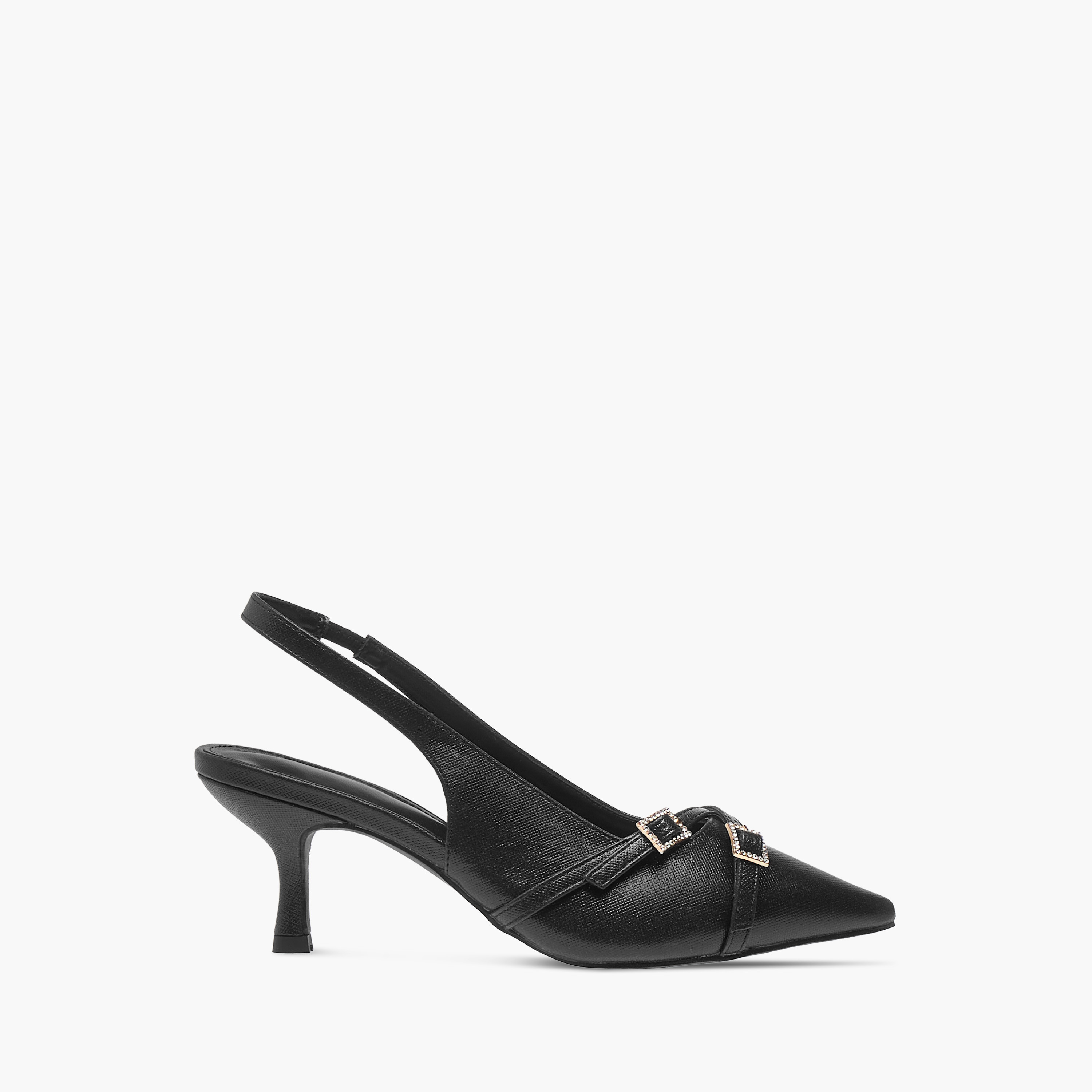 Flora Bella Embellished Slingback Shoes with Flared Heels-women-shoes-heels-image-3