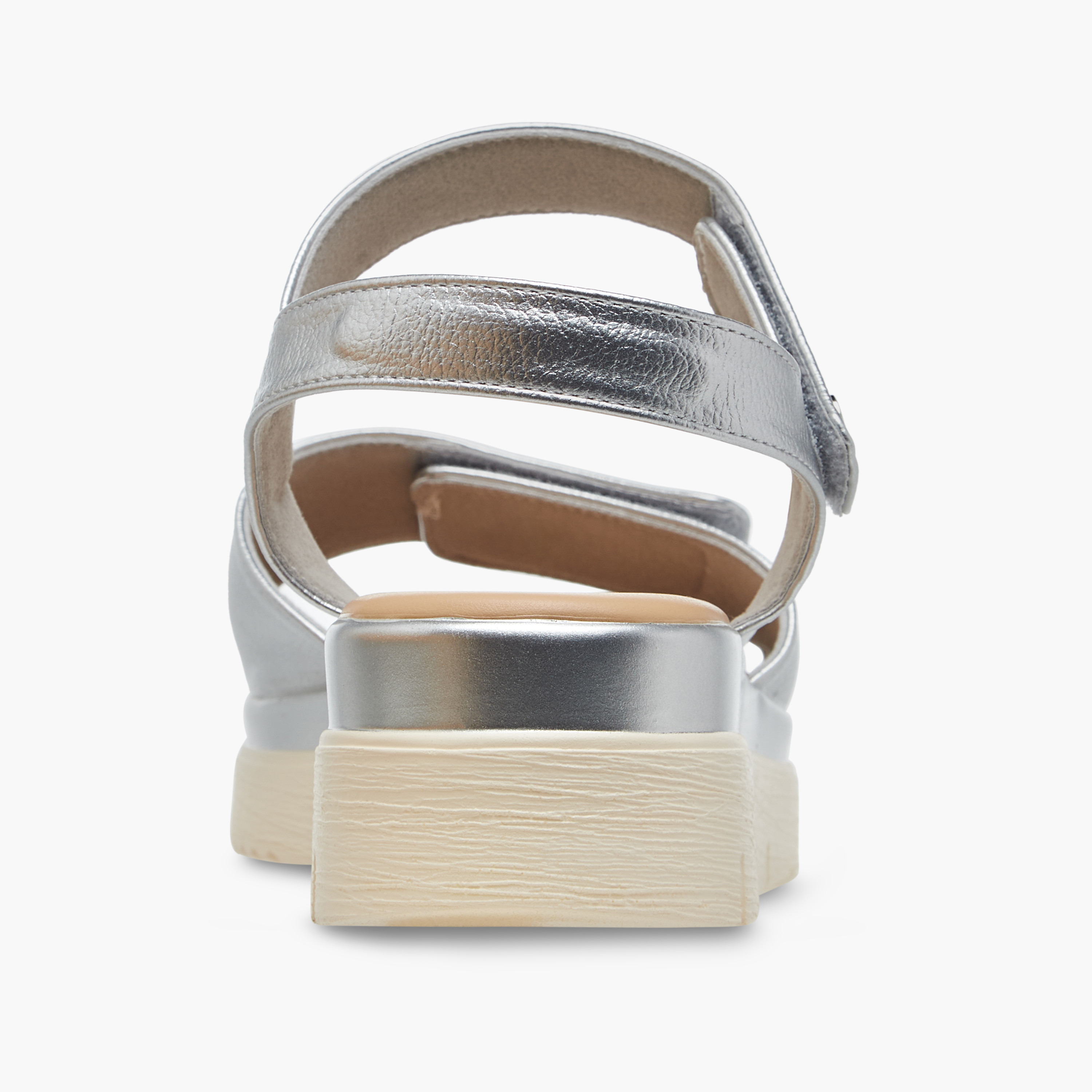Le Confort Solid Strap Comfort Sandals with Platform Heels and Hook and Loop Closure-women-shoes-sandals-heeled-image-5