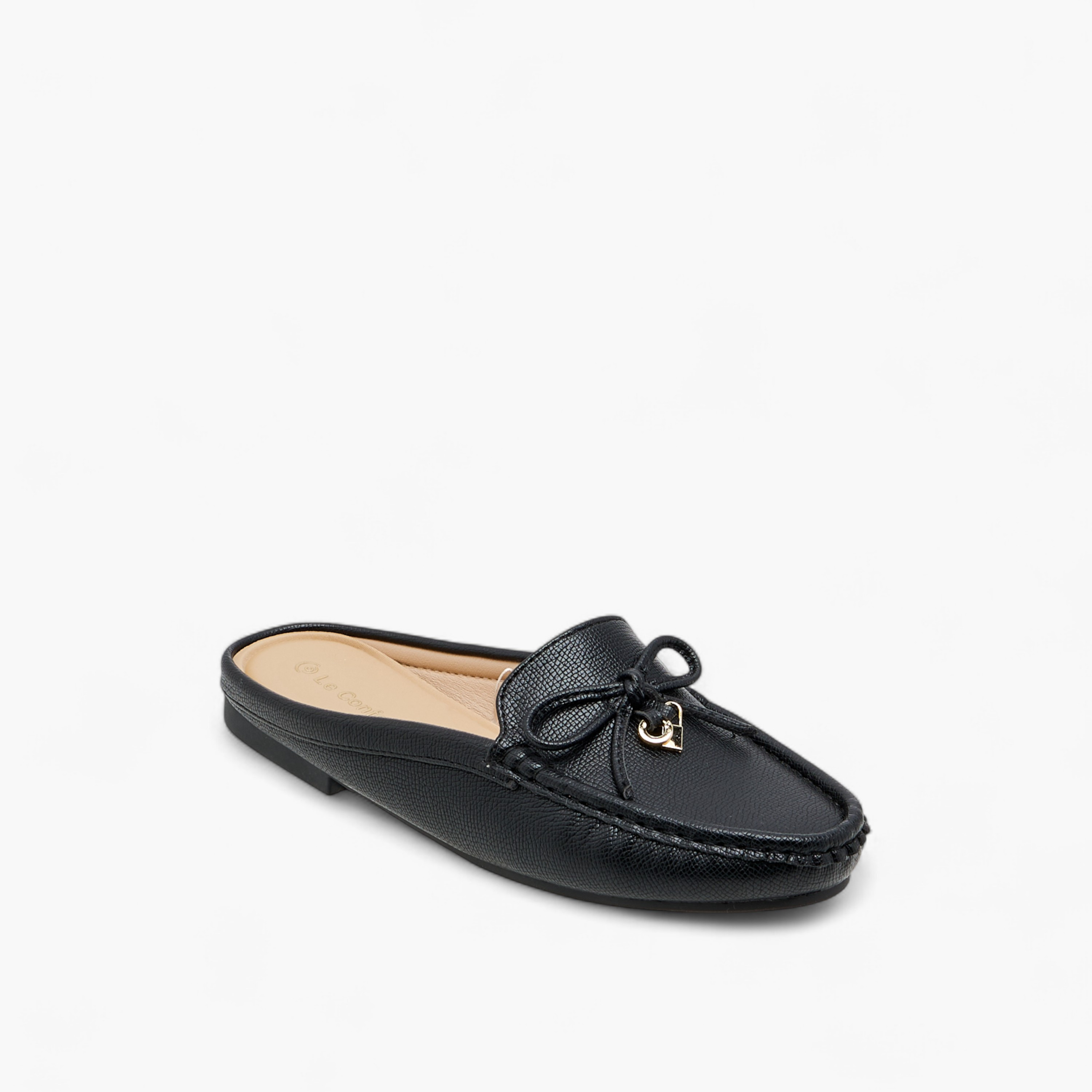 Le Confort Bow Accent Slip-On Mules-women-shoes-flats-mules-image-3