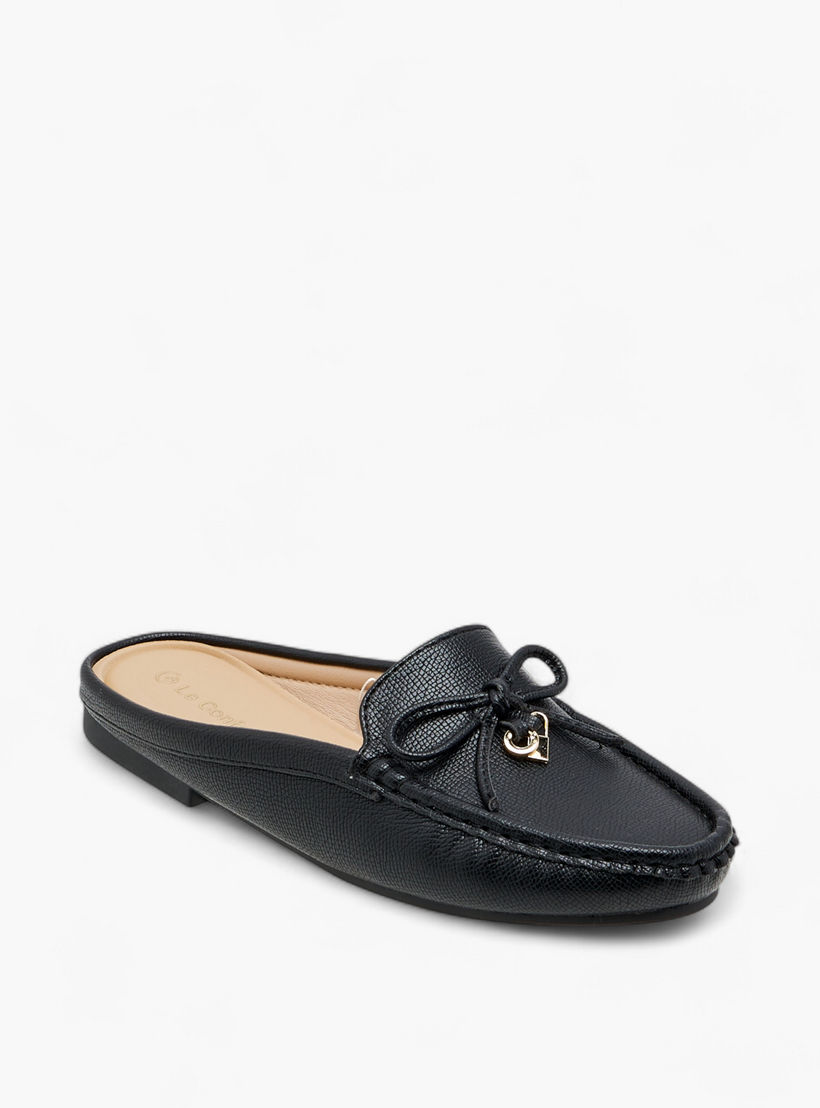 Le Confort Bow Accent Slip-On Mules-women-shoes-flats-mules-image-3