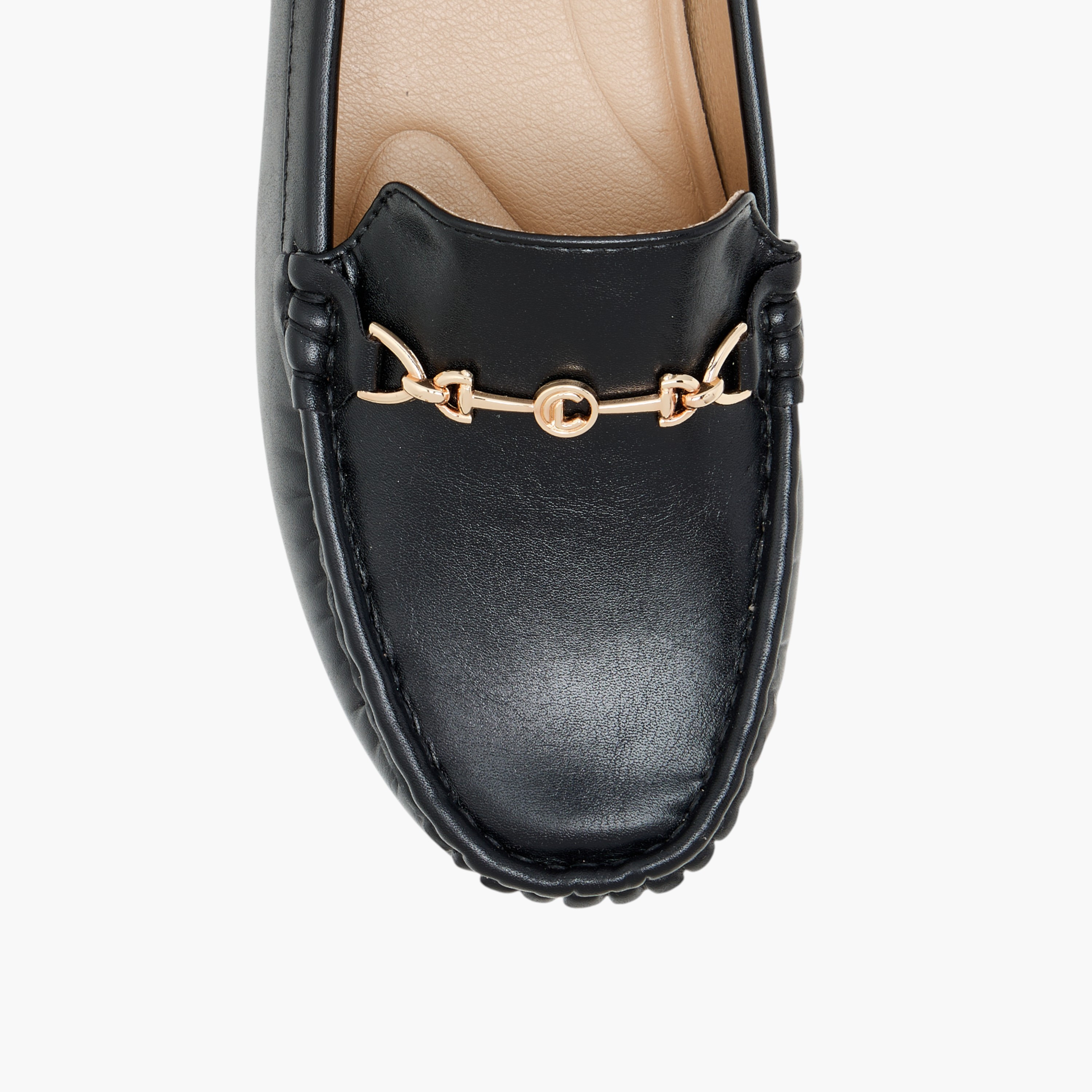 Le Confort Metal Accent Wedge Heel Loafers-women-shoes-heels-image-10