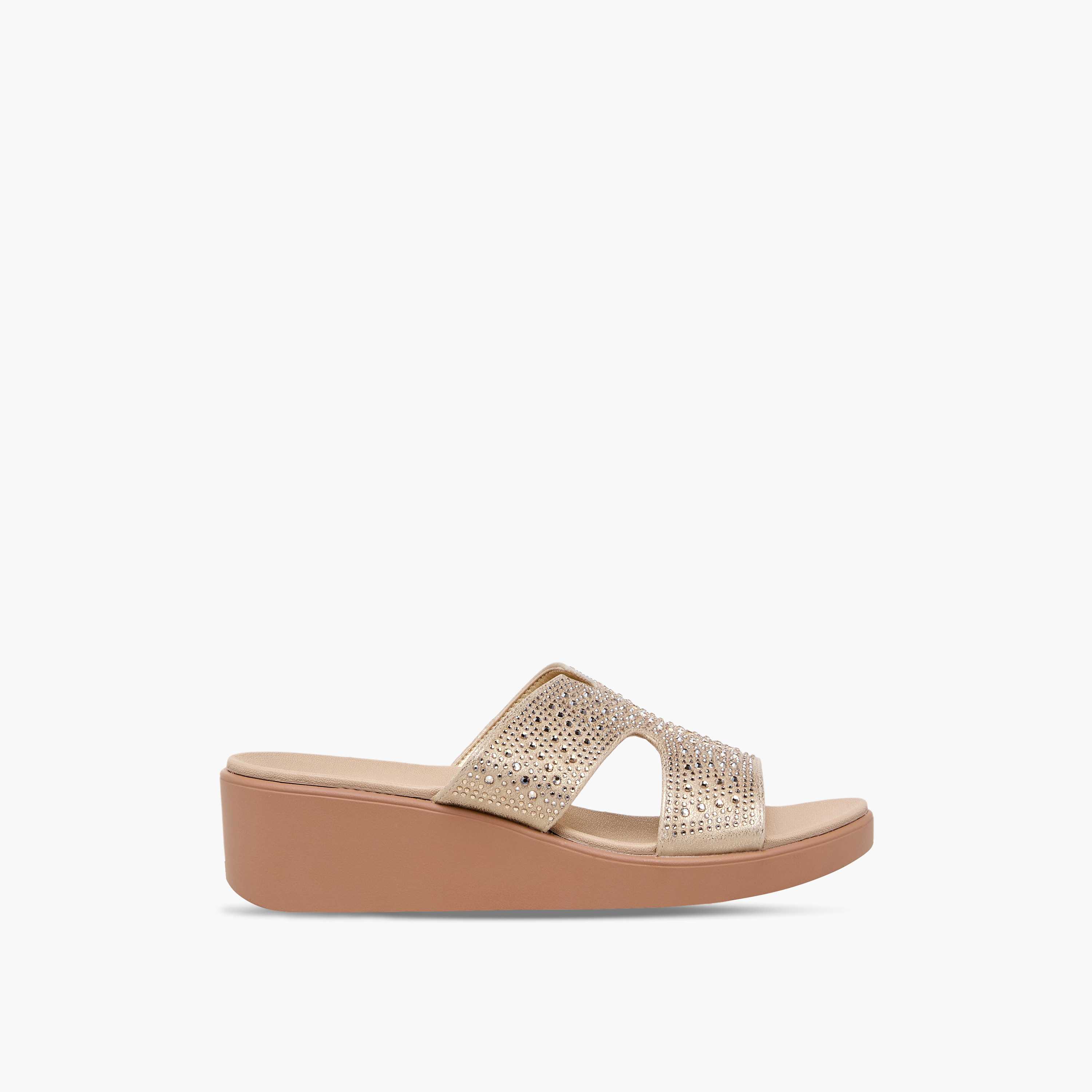 Le Confort Women Embellished Wedge Heel Comfort Sandals-women-shoes-sandals-heeled-image-3