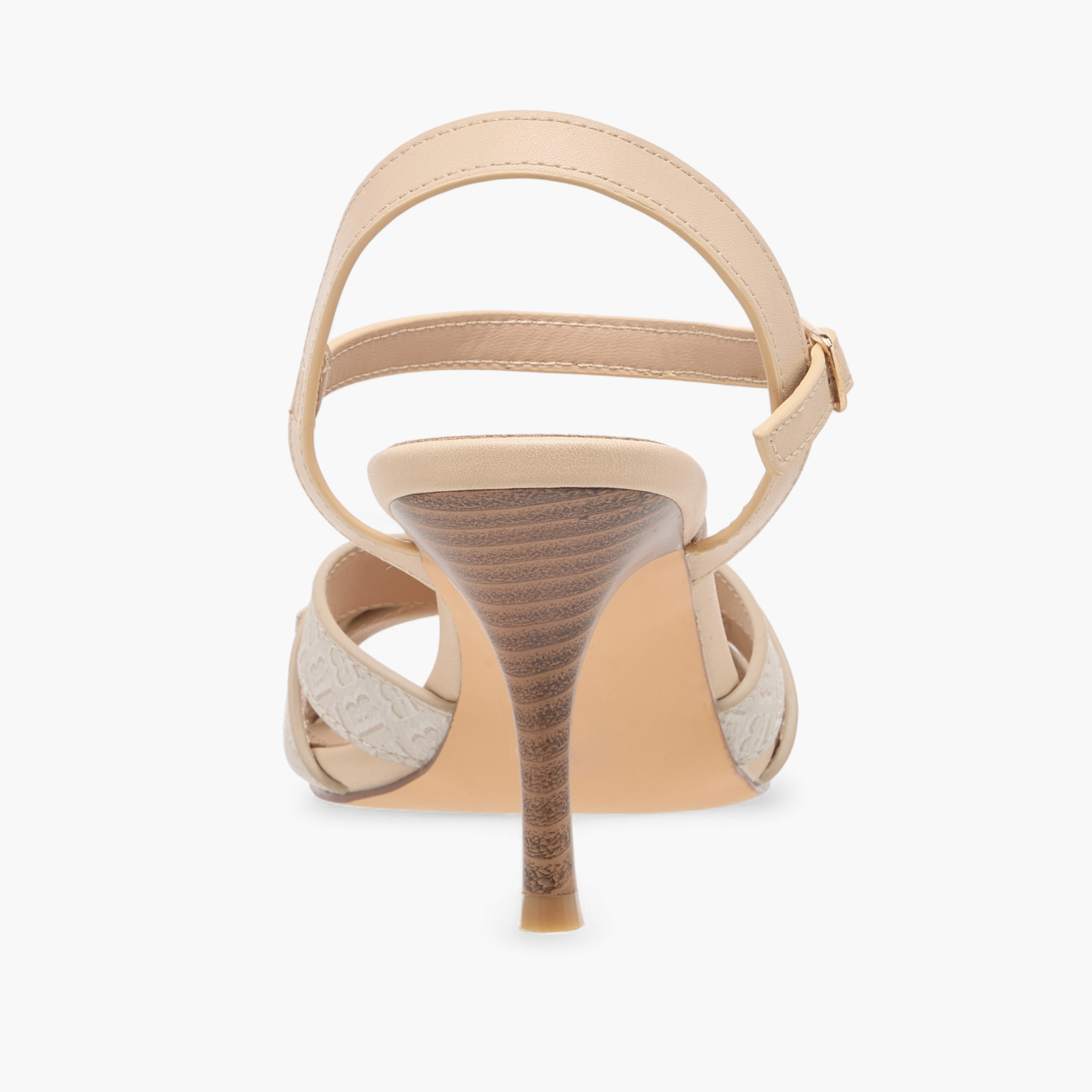 صندل بكعب ستيليتو وإبزيم إغلاق وطبعات مونوجرام من فلورا بيلا-women-shoes-sandals-heeled-image-5