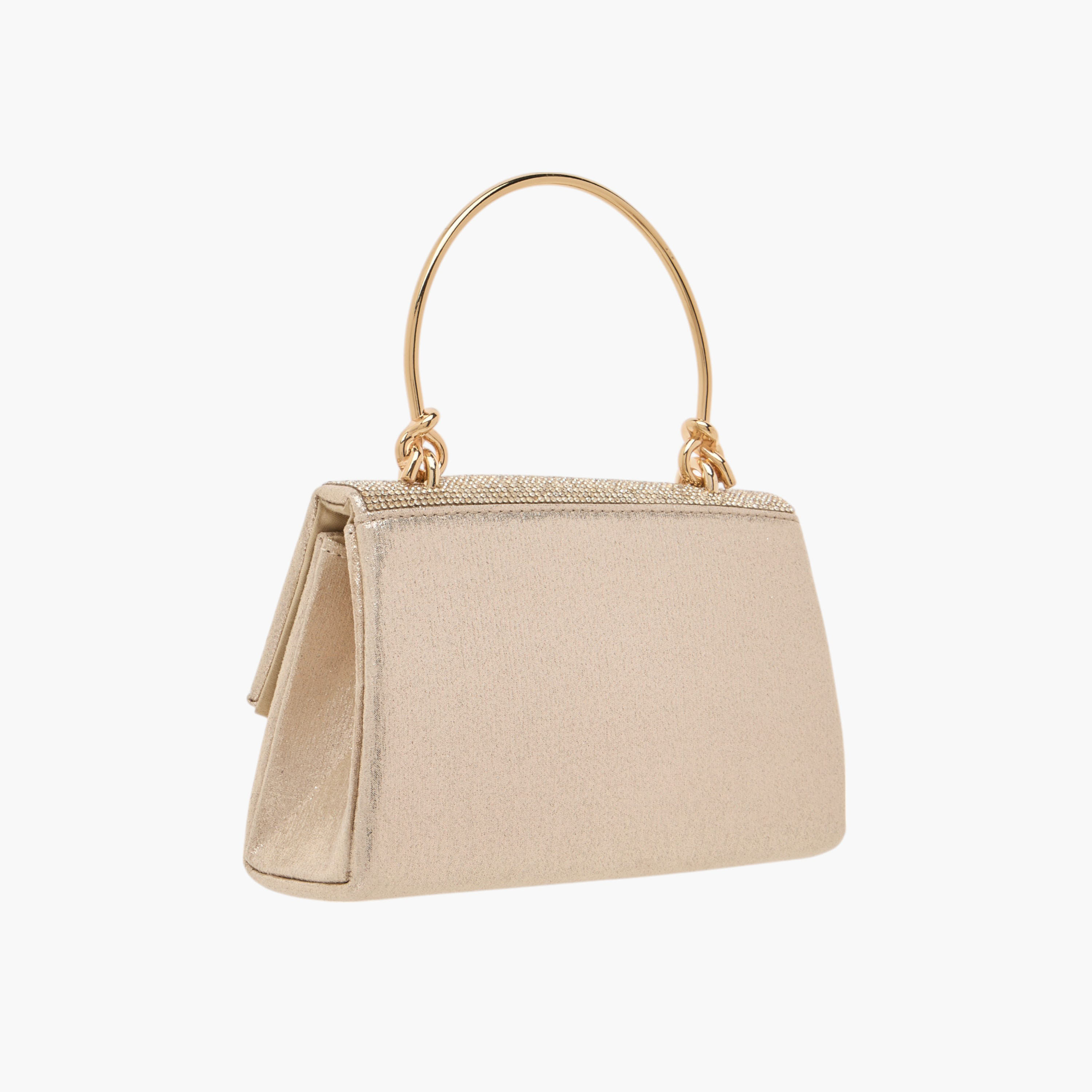 Flora Bella Embellished Textured Satchel Bag with Magnetic Closure-women-bagsandwallets-handbags-image-3