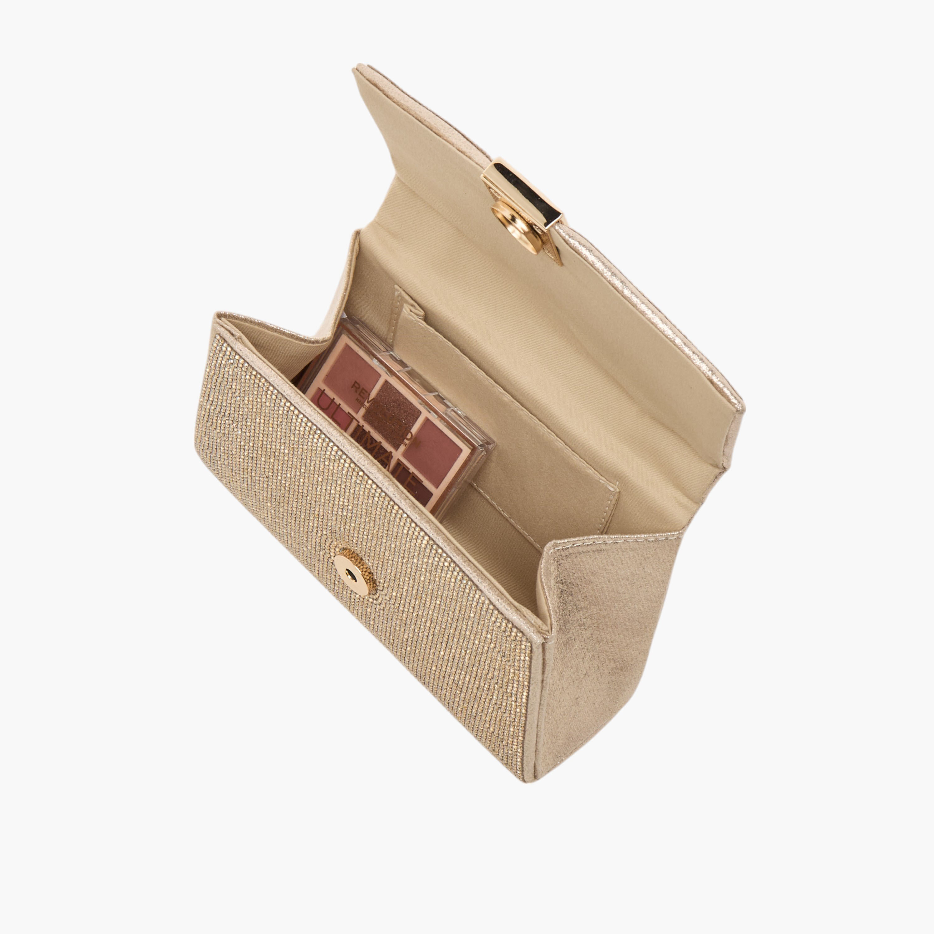 Flora Bella Embellished Textured Satchel Bag with Magnetic Closure-women-bagsandwallets-handbags-image-7