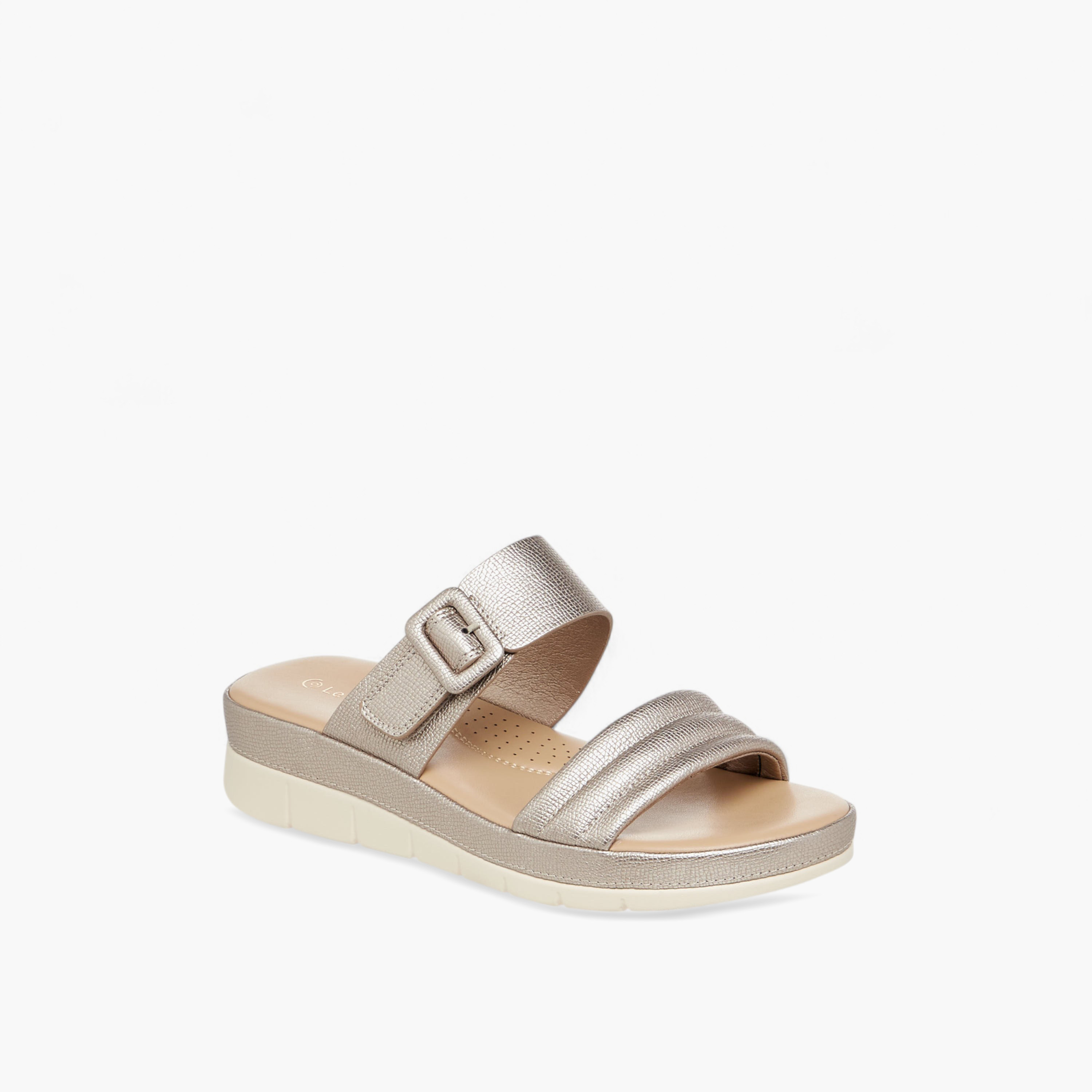 Le Confort Women Buckle Detail Sandals-women-shoes-flats-sandals-image-2