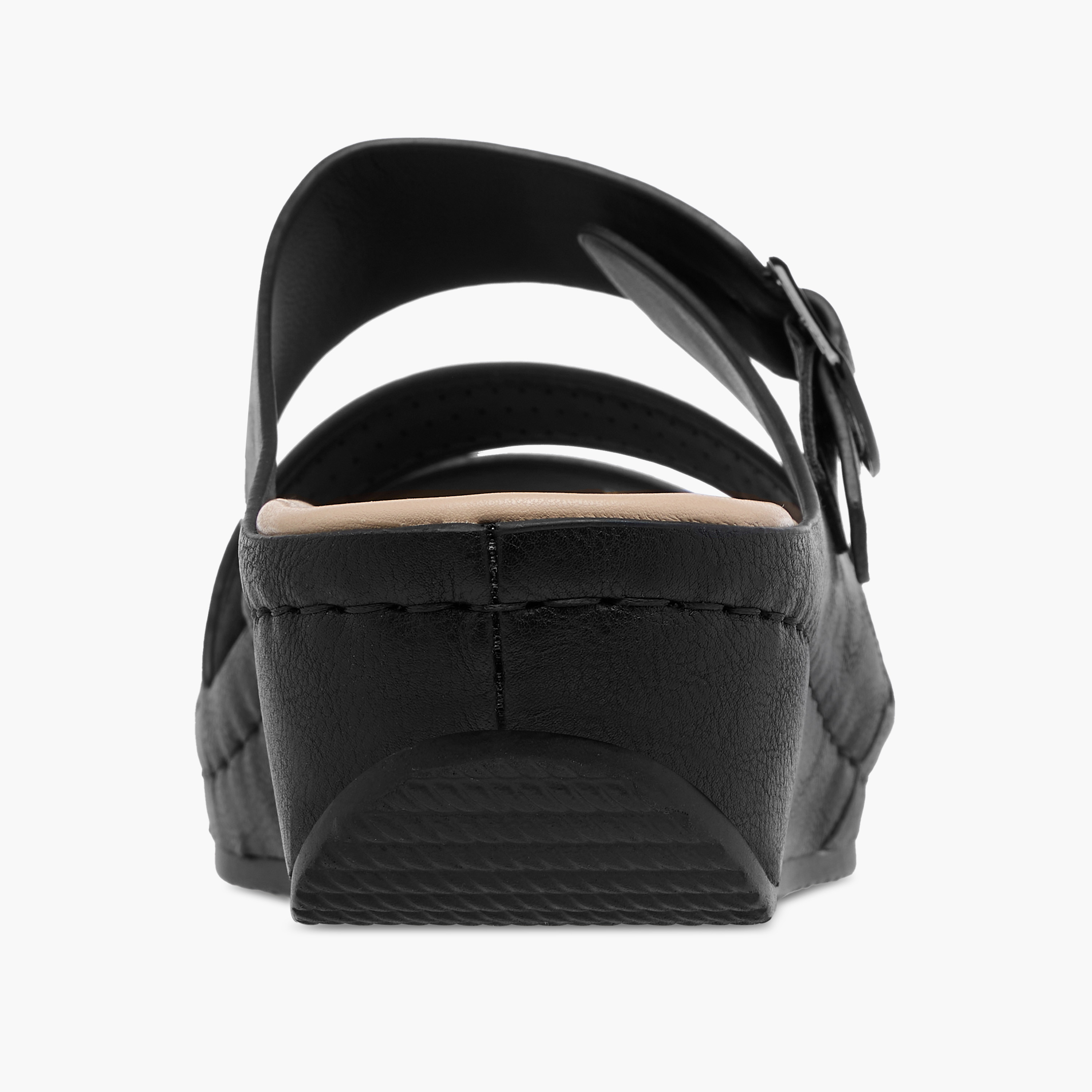 صندل سادة سهل الارتداء بكعب ويدج من لو كونفورت-women-shoes-sandals-heeled-image-4