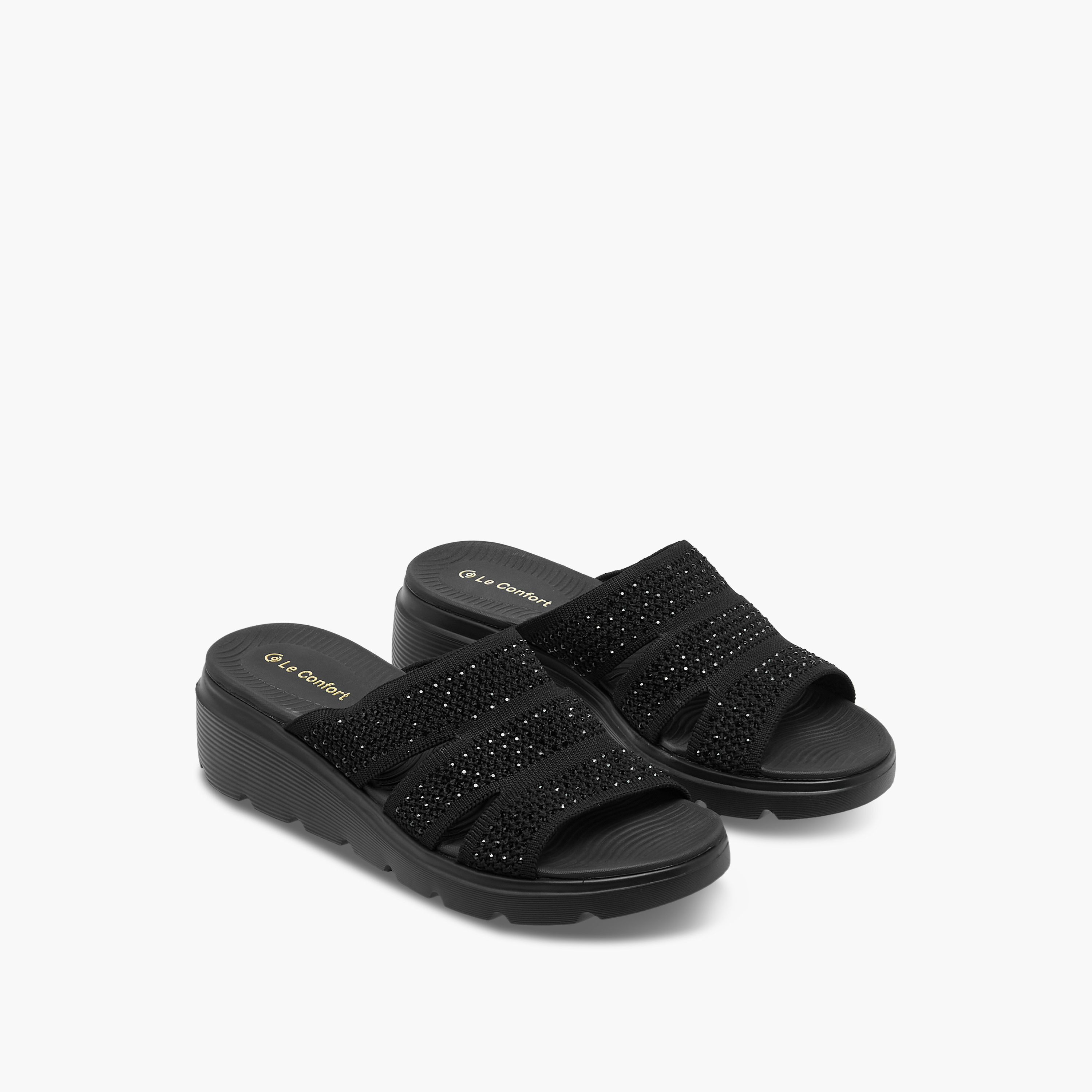 صندل مزين للنساء من لو كونفورت-women-shoes-sandals-heeled-image-1