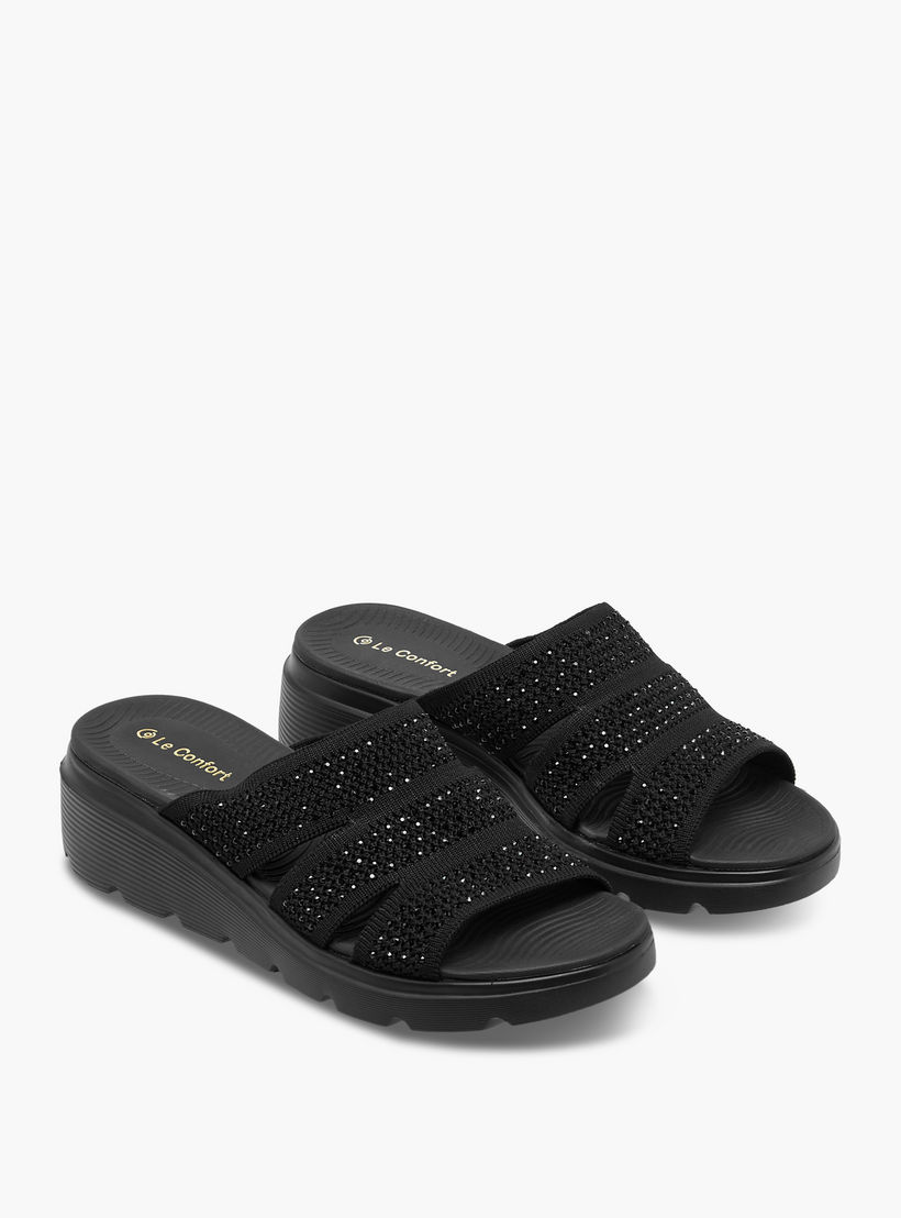 صندل مزين للنساء من لو كونفورت-women-shoes-sandals-heeled-image-1