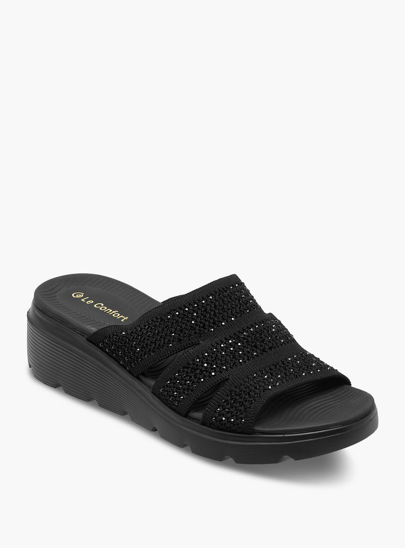 صندل مزين للنساء من لو كونفورت-women-shoes-sandals-heeled-image-3