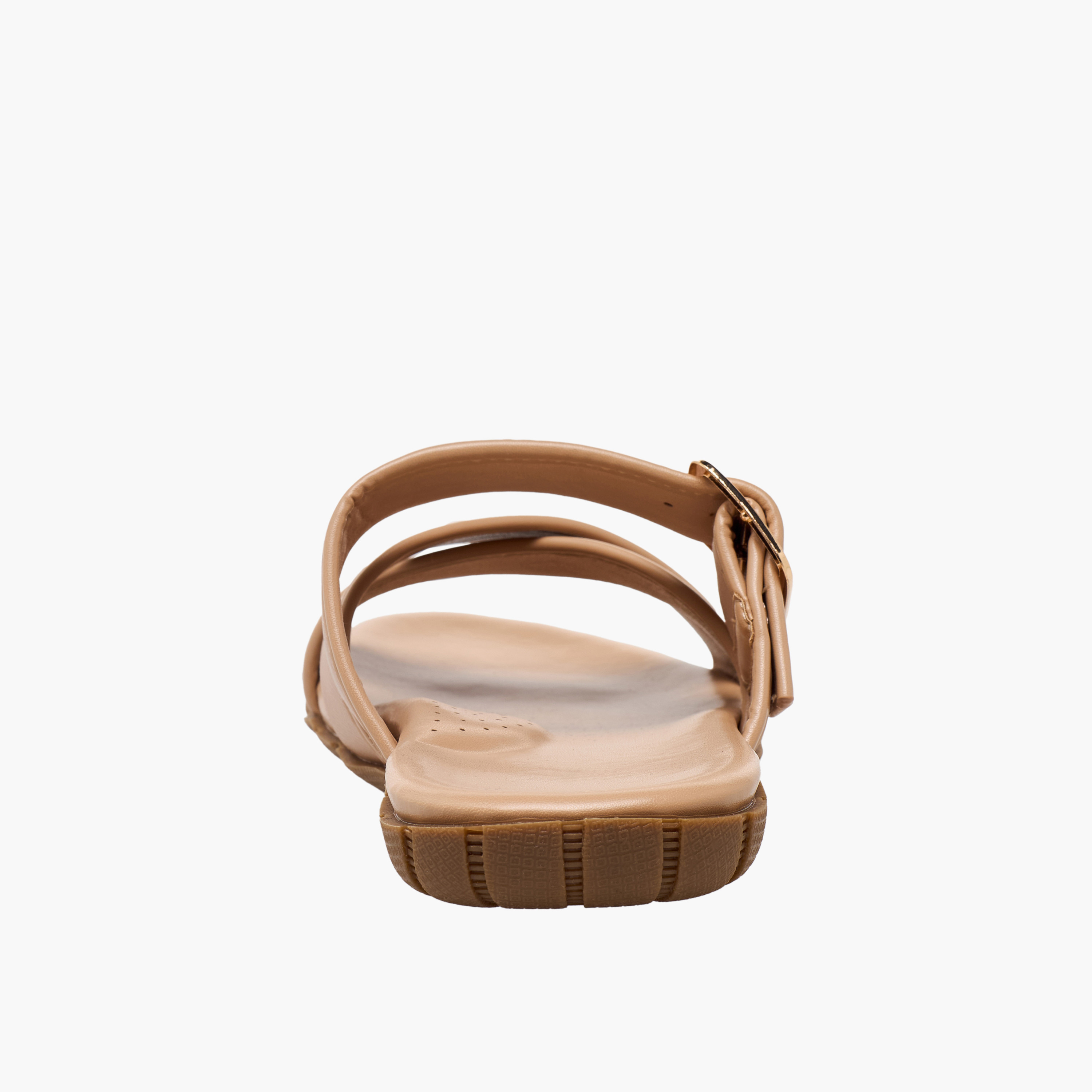 صندل بأحزمة متقاطعة وزينة إبزيم للنساء من فلورا بيلا-women-shoes-flats-sandals-image-16