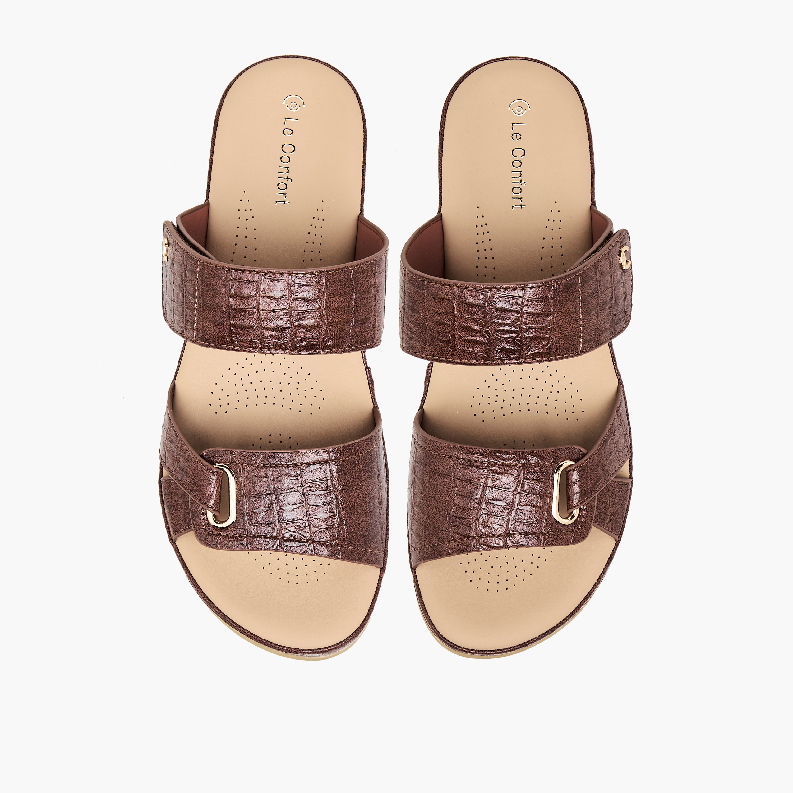 صندل مريح بارز الملمس للنساء من لو كونفورت-women-shoes-flats-sandals-image-1