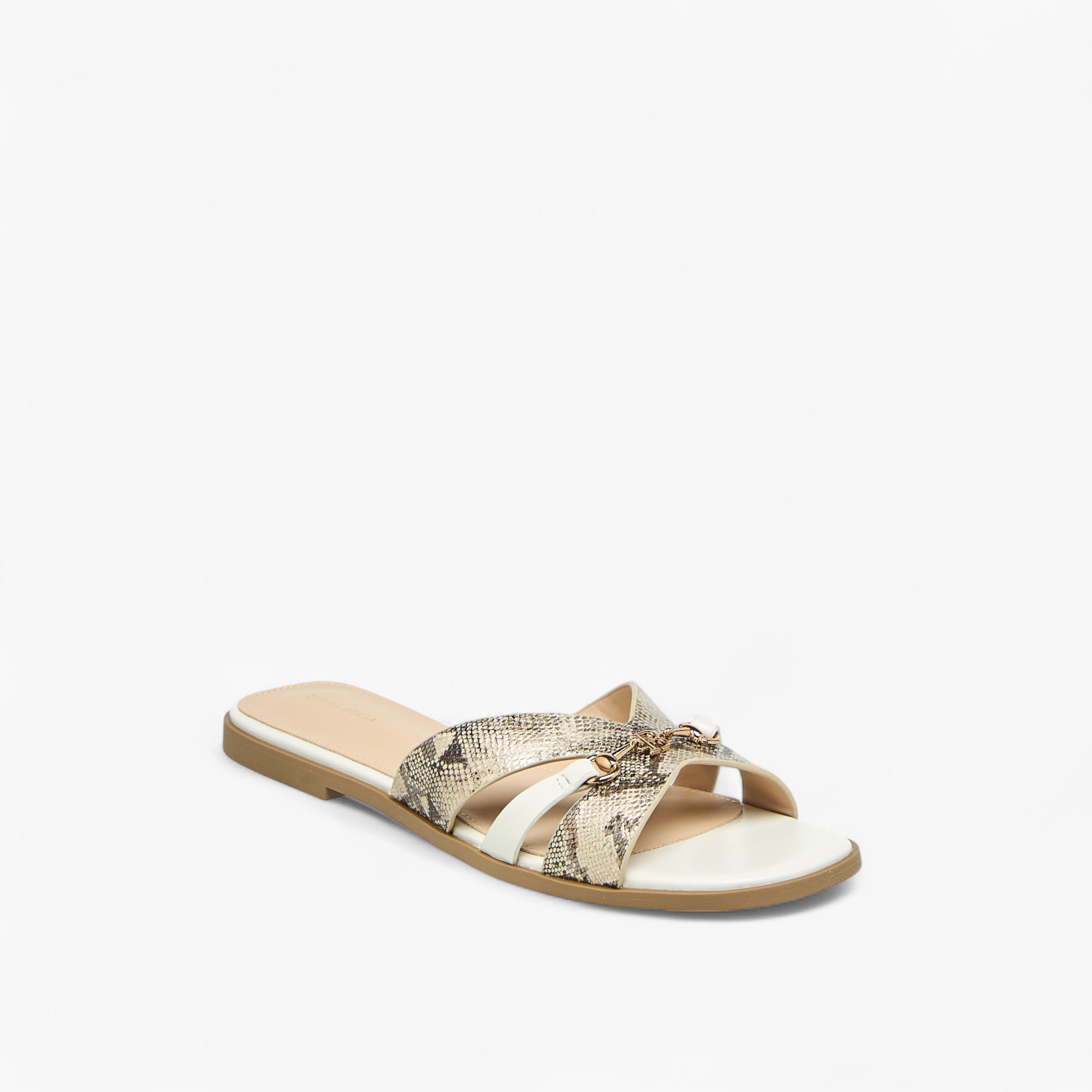 Flora Bella Animal Print Slip-On Cross Strap Flat Sandals-women-shoes-flats-sandals-image-2