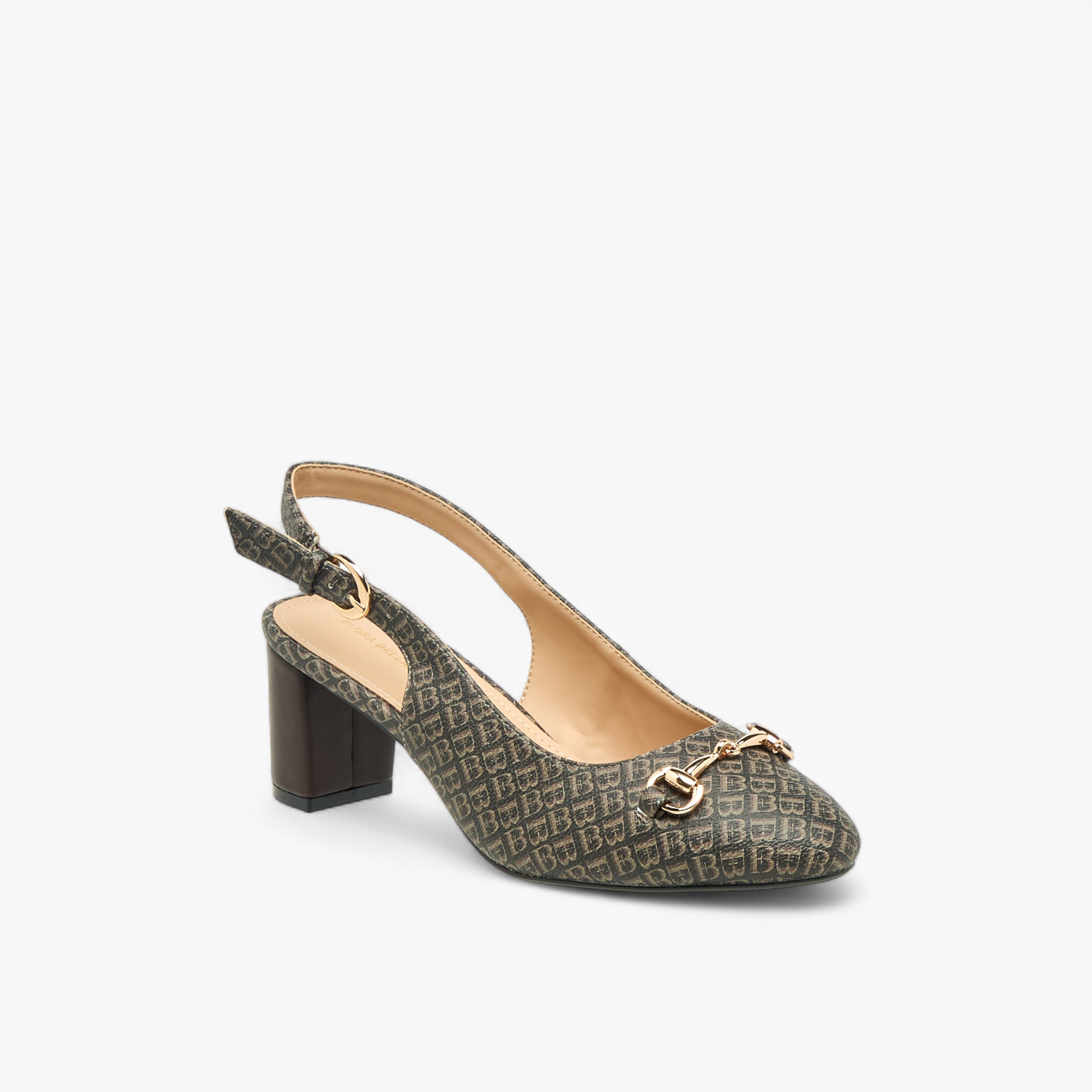 Flora Bella Women Monogram Print Block Heel Shoes-women-shoes-heels-image-2