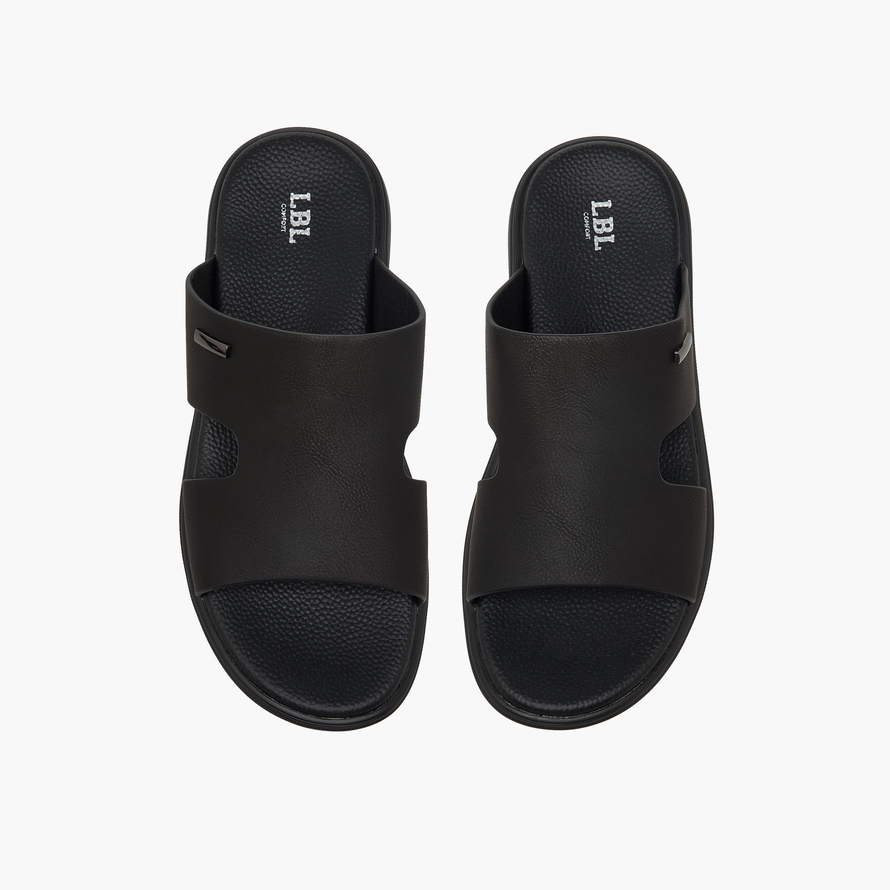 صندل سادة سهل الارتداء للرجال من أل بي أل من شو إكسبريس-men-shoes-sandals-image-1