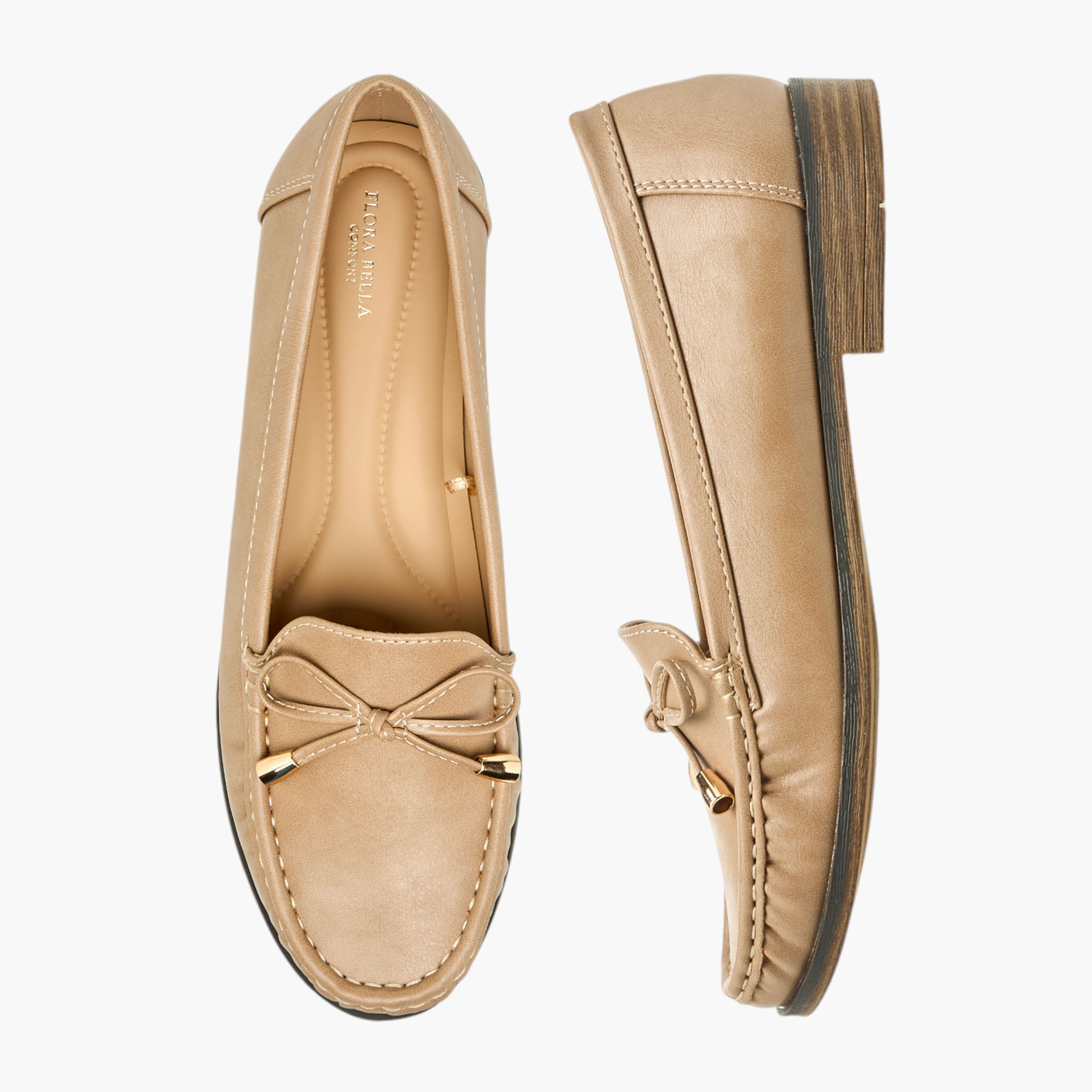 حذاء لوفر بفيونكة للنساء من فلورا بيلا-women-shoes-loafersandmoccasins-image-1