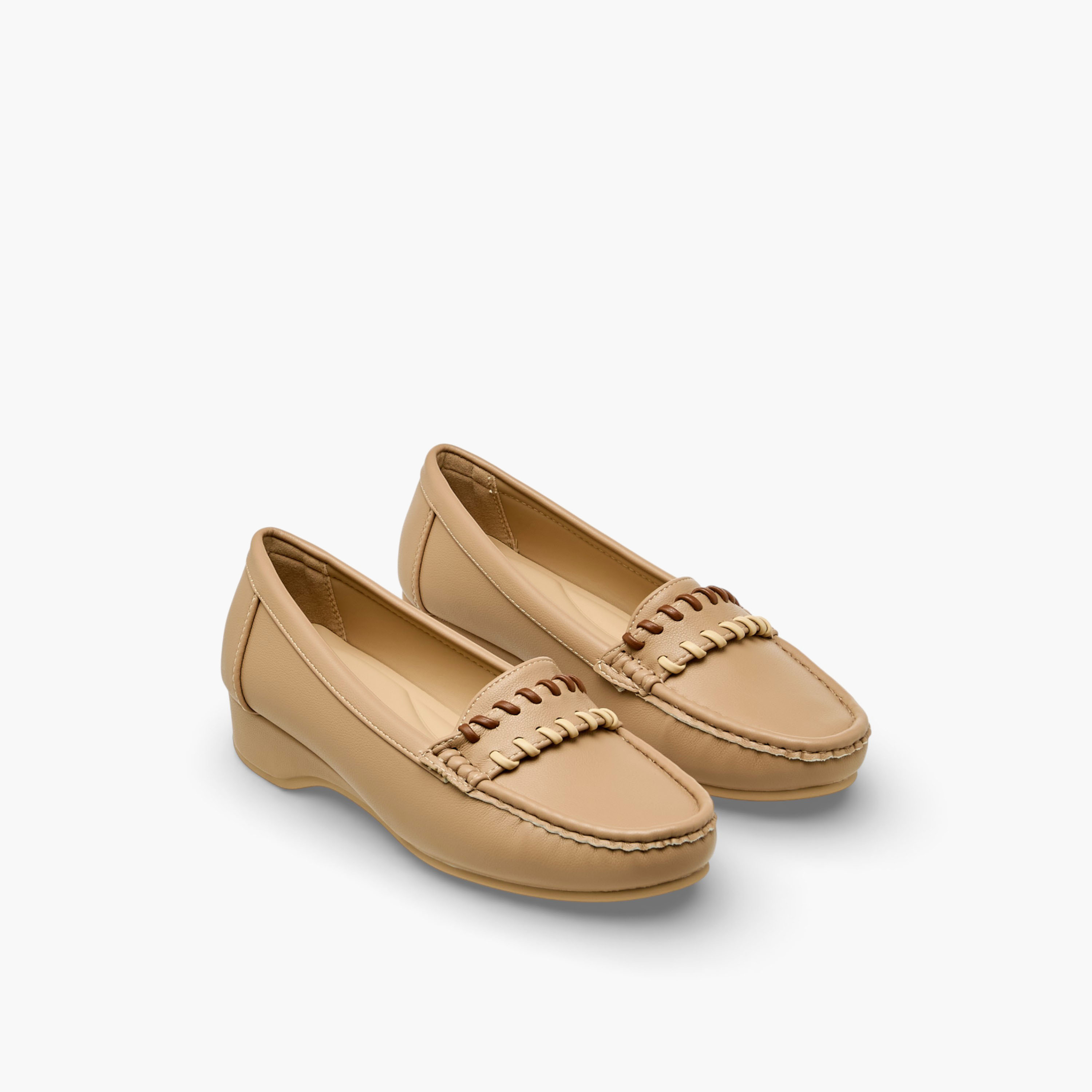 حذاء لوفر بكعب سميك وضفائر للنساء من فلورا بيلا-women-shoes-heels-image-1