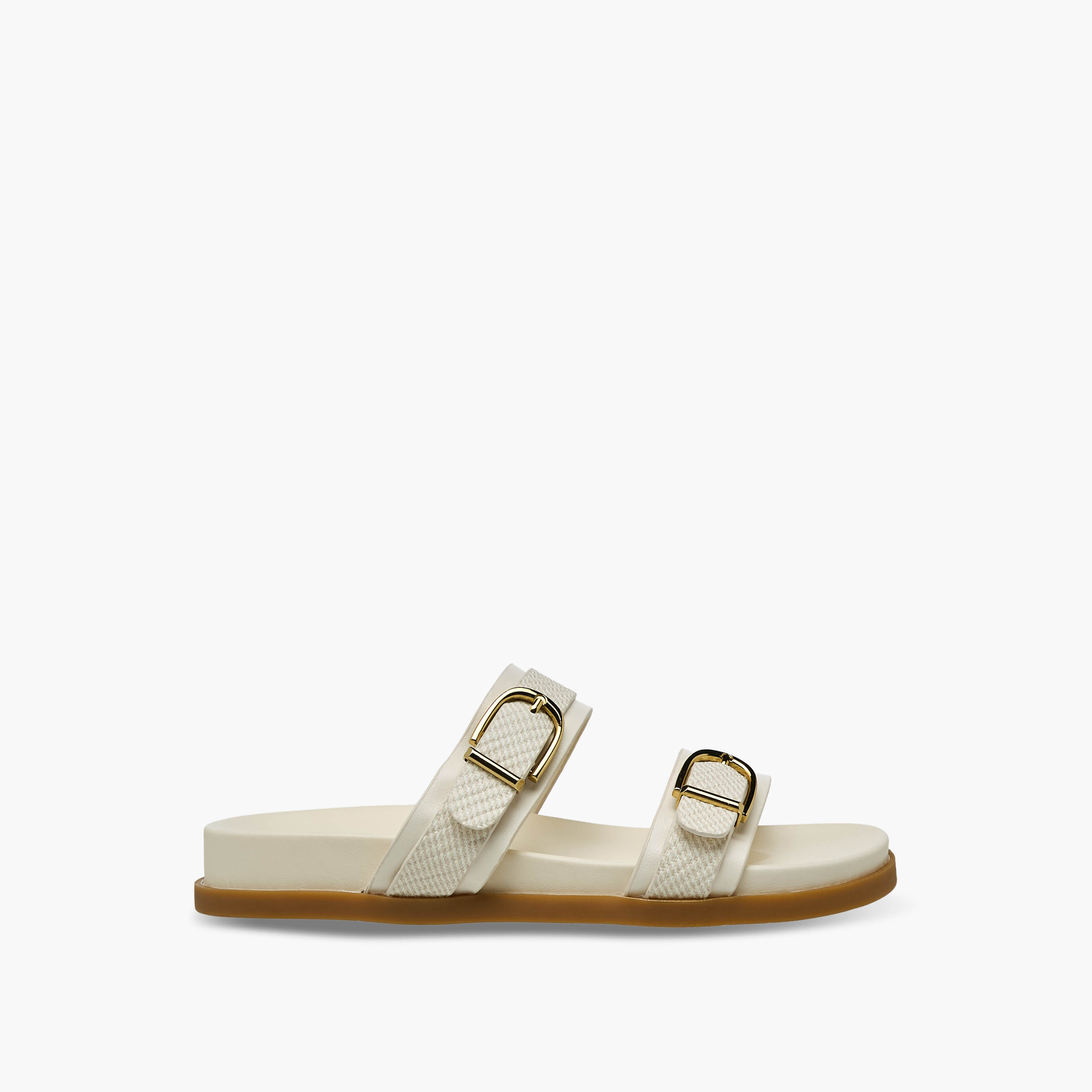 Flora Bella Women Buckle Detail Slide Sandals-women-shoes-flats-sandals-image-2