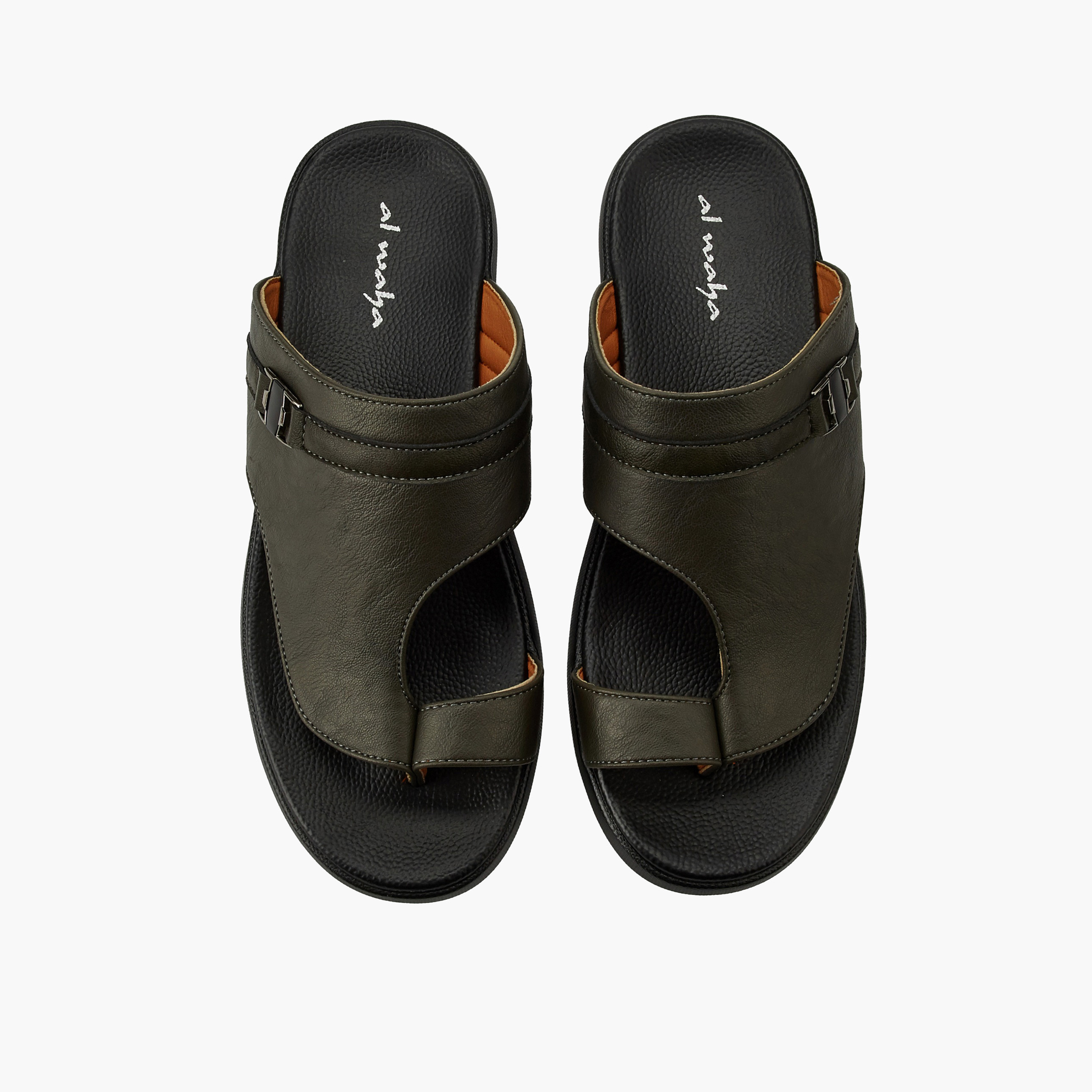 Al Waha Men Slip-On Arabic Sandals-men-shoes-sandals-image-1